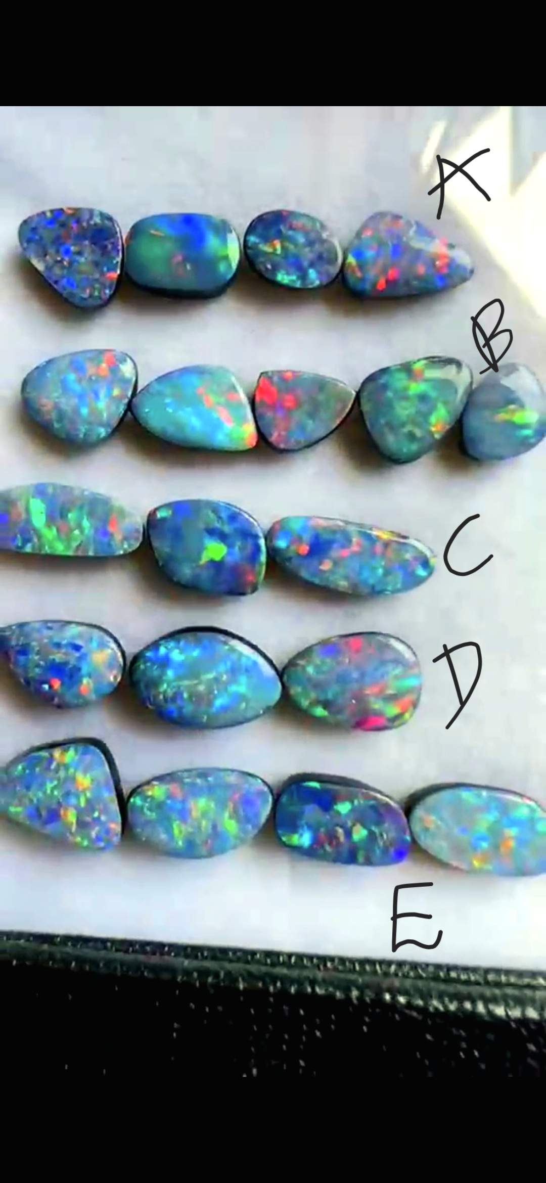 Australian Opal Doublet Bracelet 925 Silver  thumbnail 3