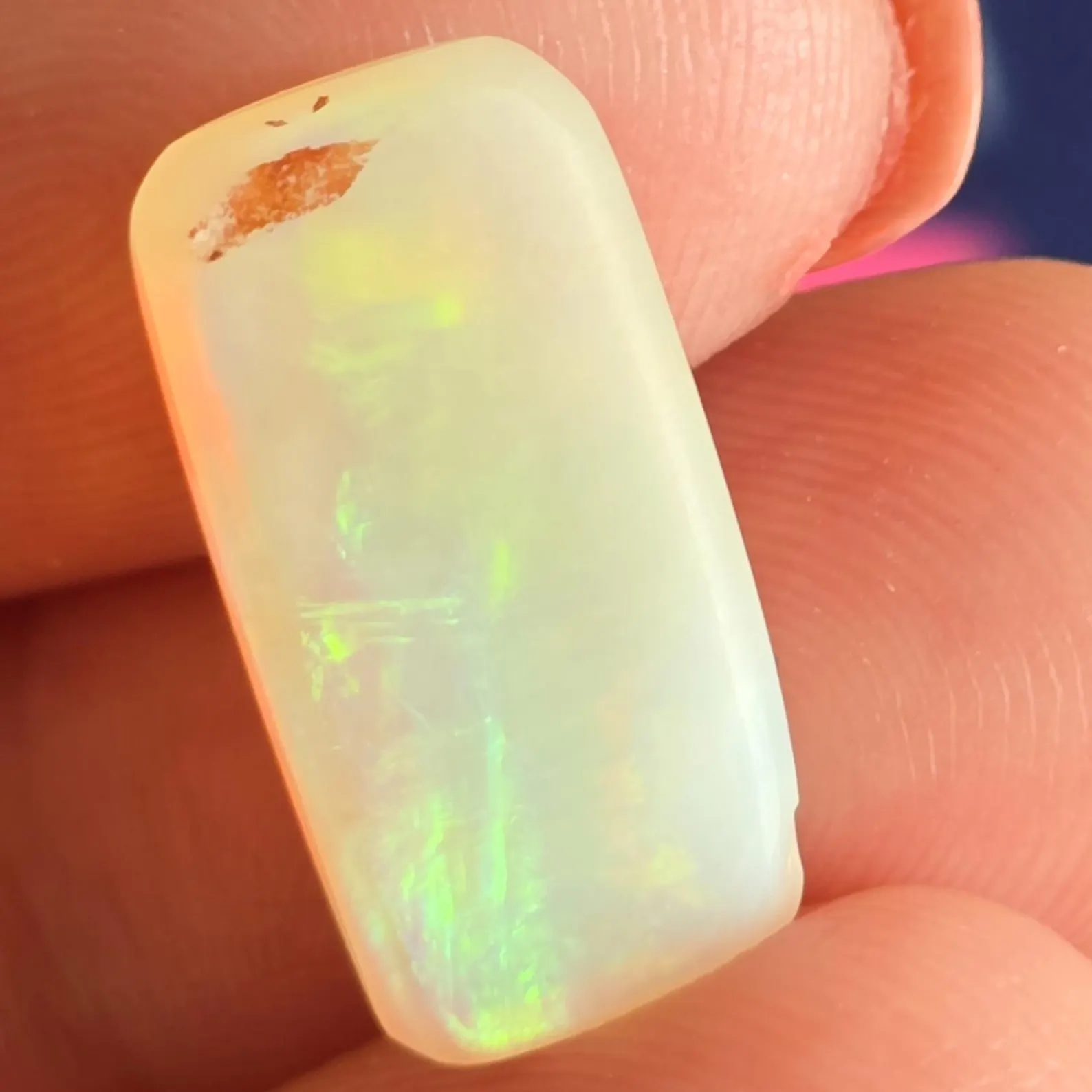 Cushion-cut Firework - Custom Natural Australian Opal Ring, Taylor's ring shape thumbnail 17