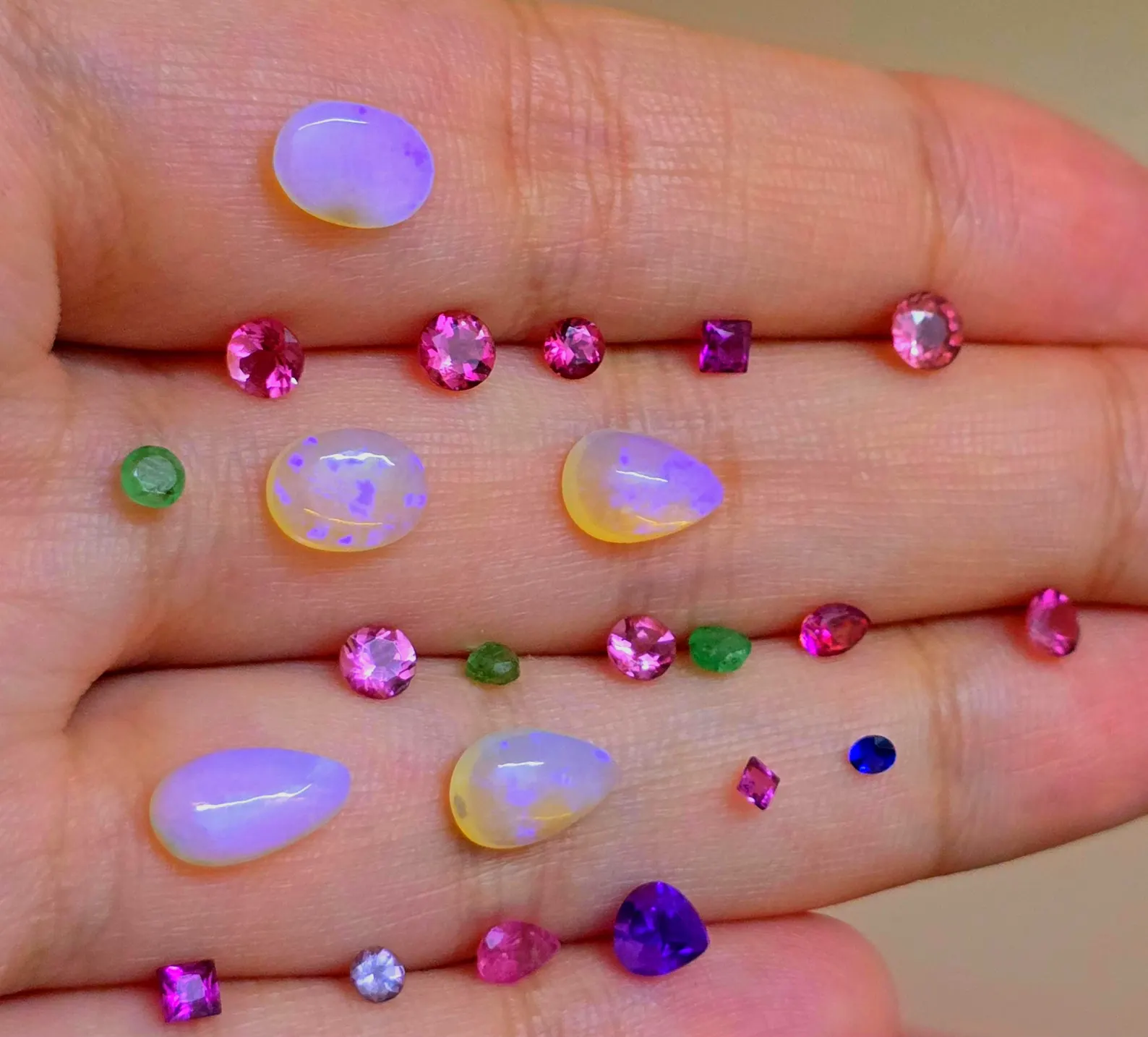 Lavender Haze - CUSTOMS Natural Australian Opal Ring