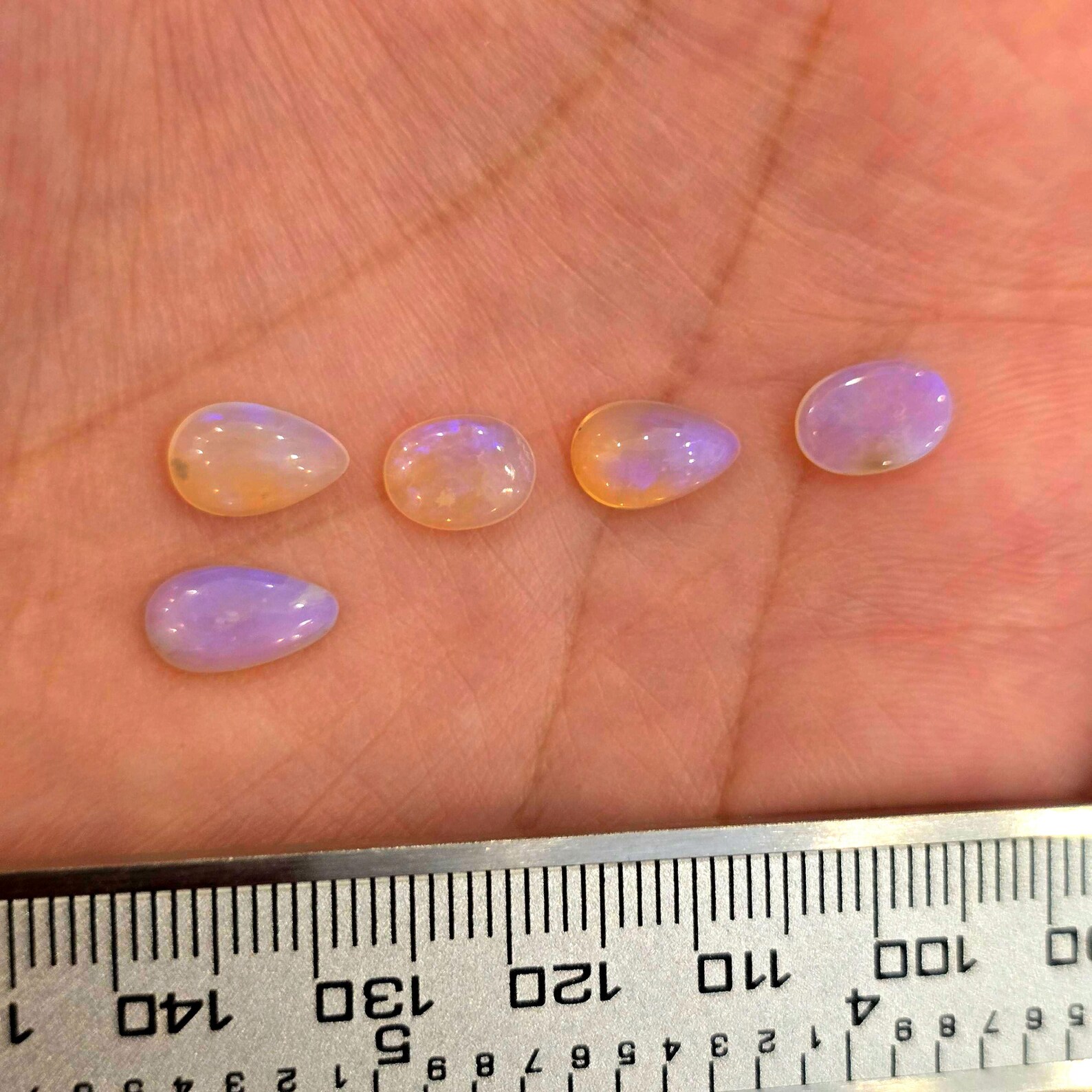 Lavender Haze - CUSTOMS Natural Australian Opal Ring thumbnail 20
