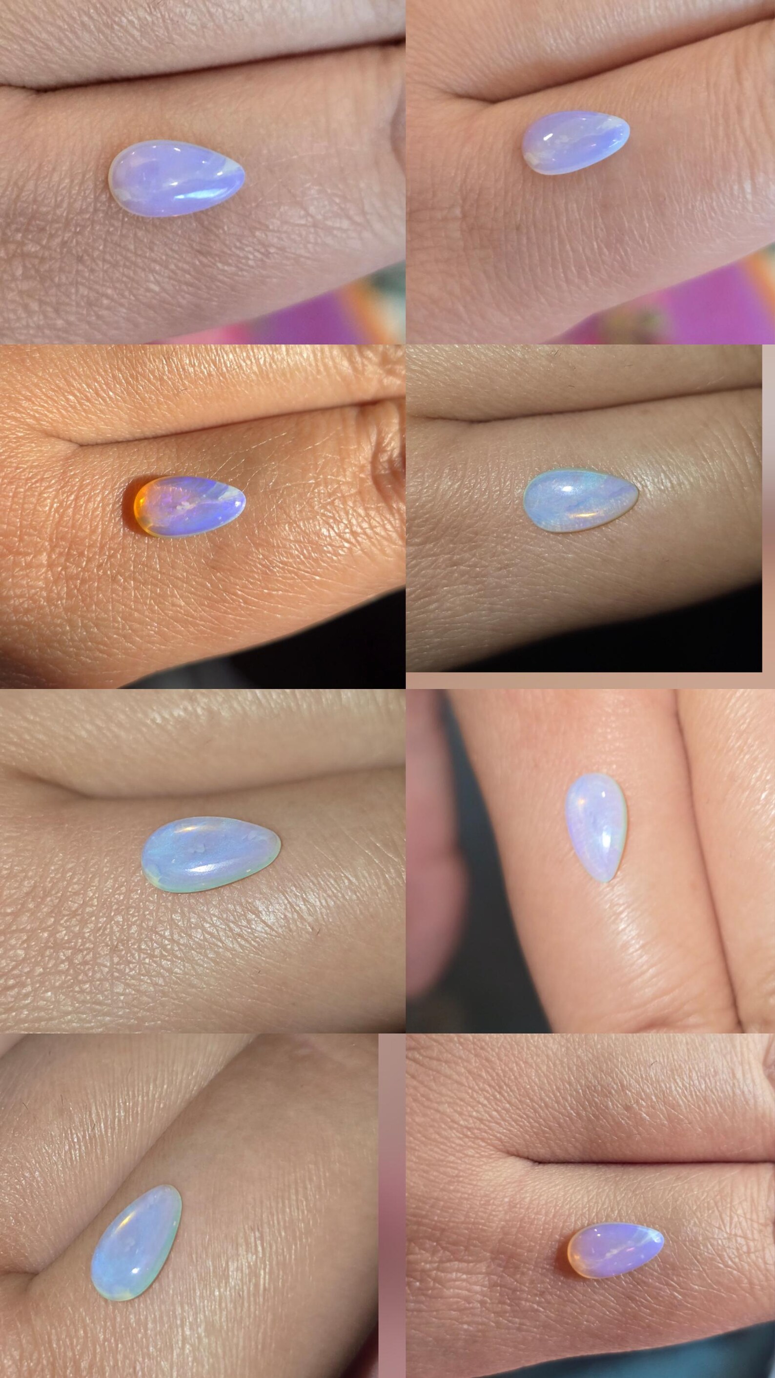 Lavender Haze - CUSTOMS Natural Australian Opal Ring thumbnail 19