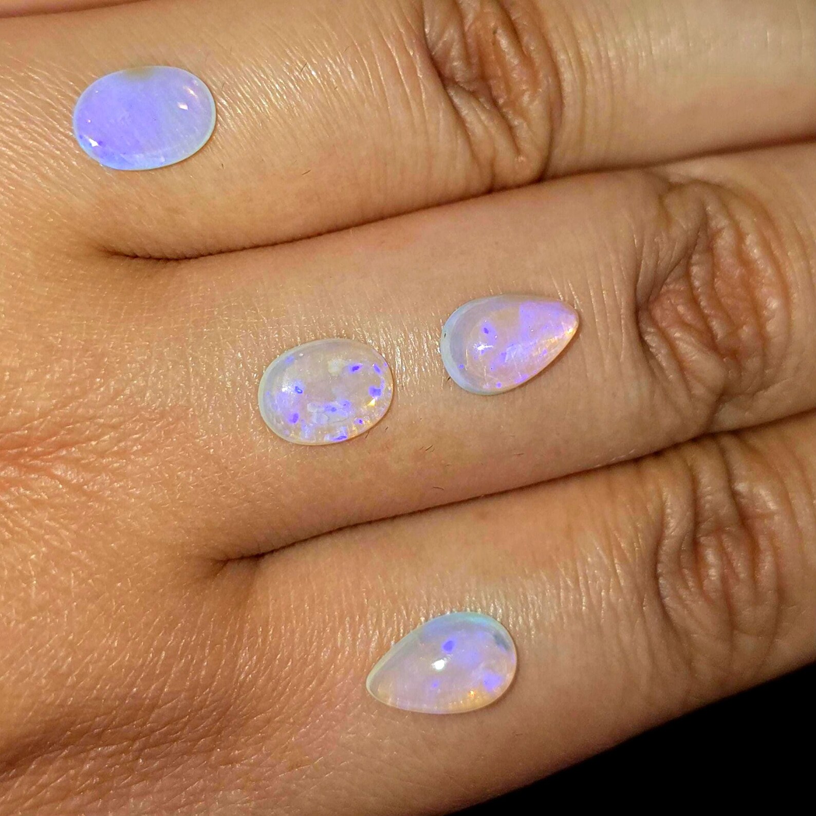 Lavender Haze - CUSTOMS Natural Australian Opal Ring thumbnail 15