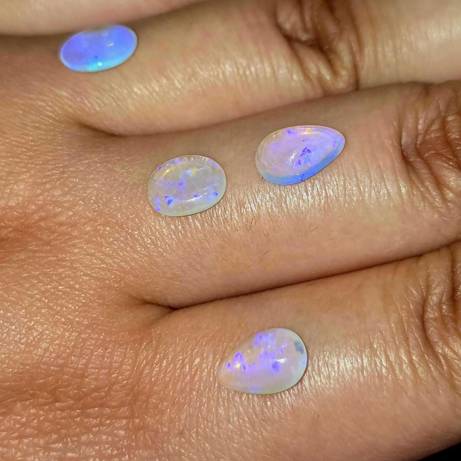 Lavender Haze - CUSTOMS Natural Australian Opal Ring thumbnail 16