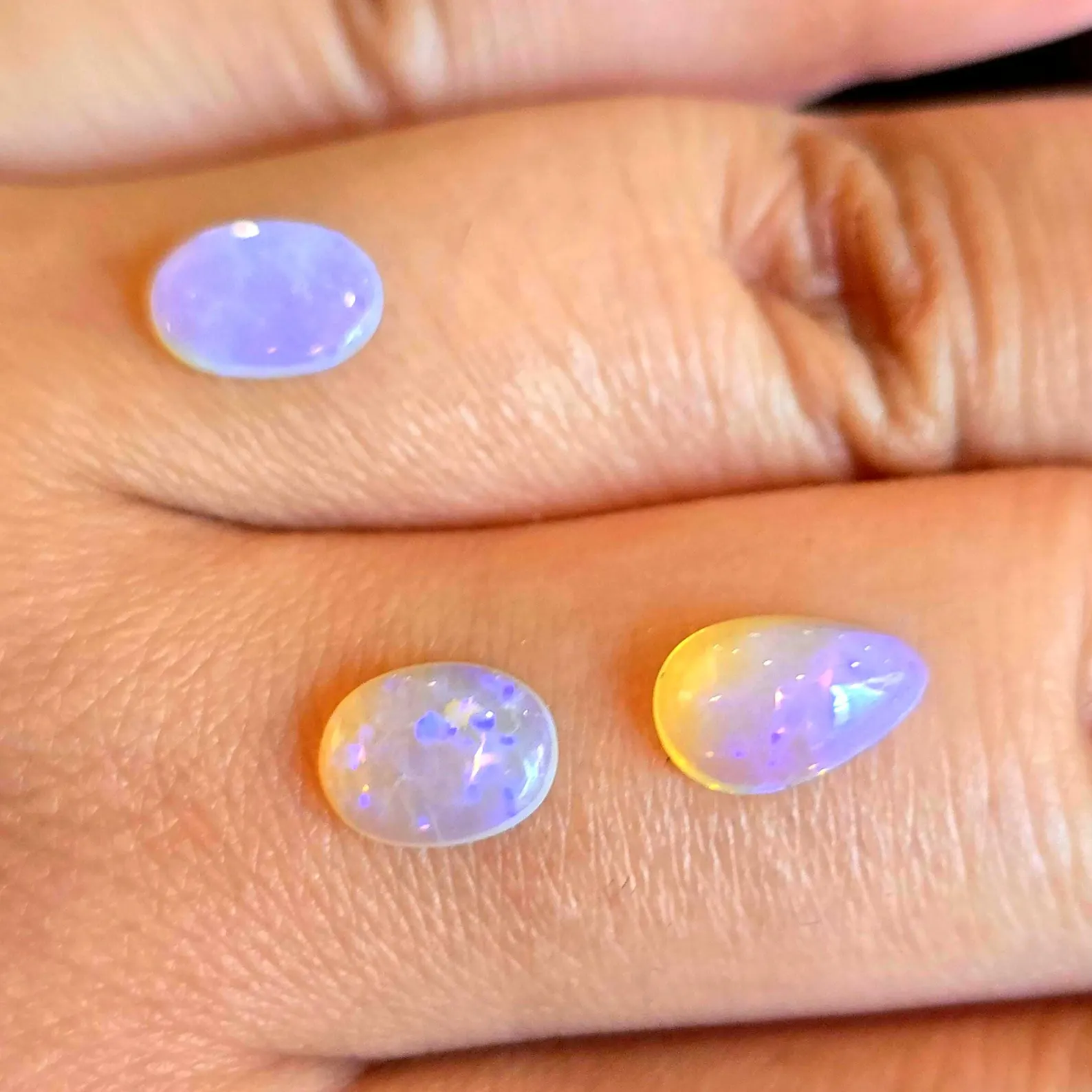 Lavender Haze - CUSTOMS Natural Australian Opal Ring thumbnail 14