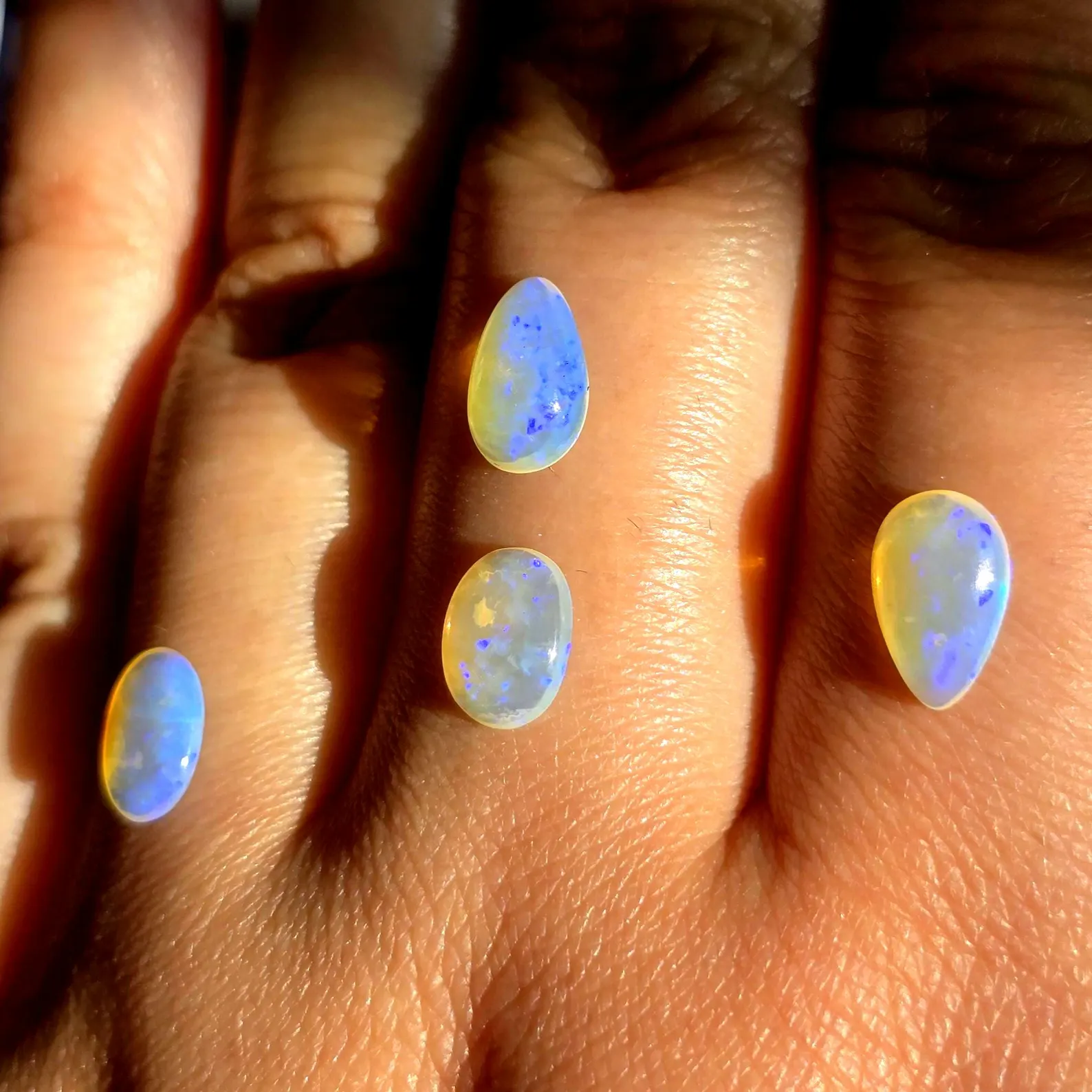 Lavender Haze - CUSTOMS Natural Australian Opal Ring thumbnail 17