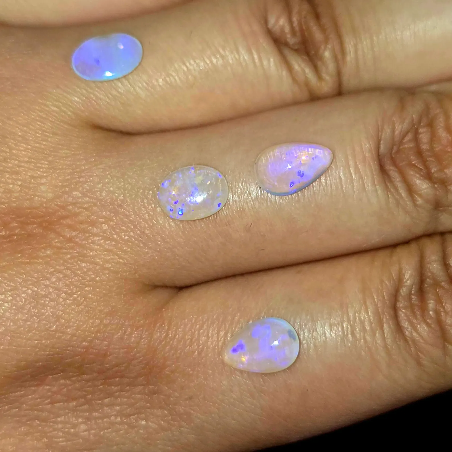 Lavender Haze - CUSTOMS Natural Australian Opal Ring thumbnail 18