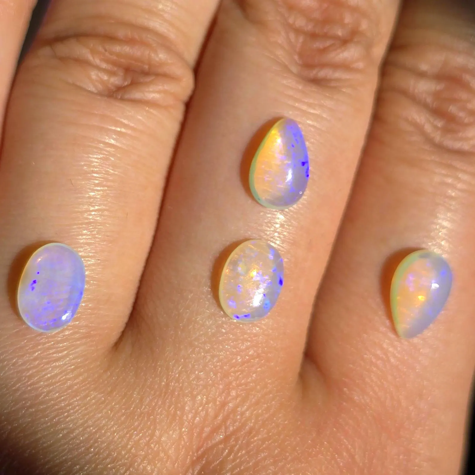 Lavender Haze - CUSTOMS Natural Australian Opal Ring thumbnail 13