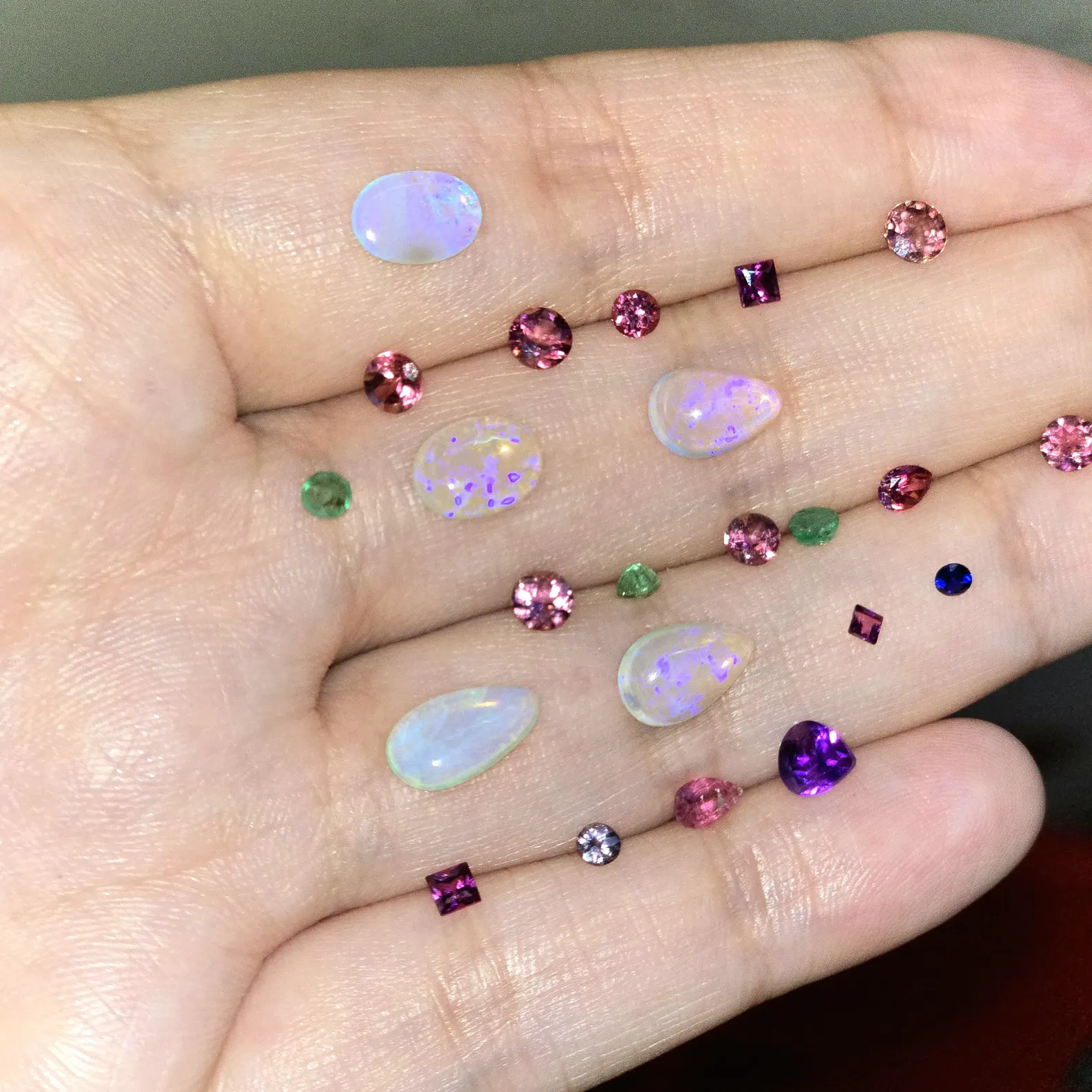Lavender Haze - CUSTOMS Natural Australian Opal Ring thumbnail 8