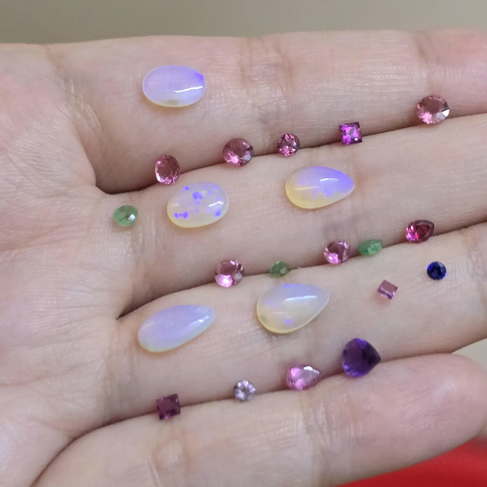 Lavender Haze - CUSTOMS Natural Australian Opal Ring thumbnail 9