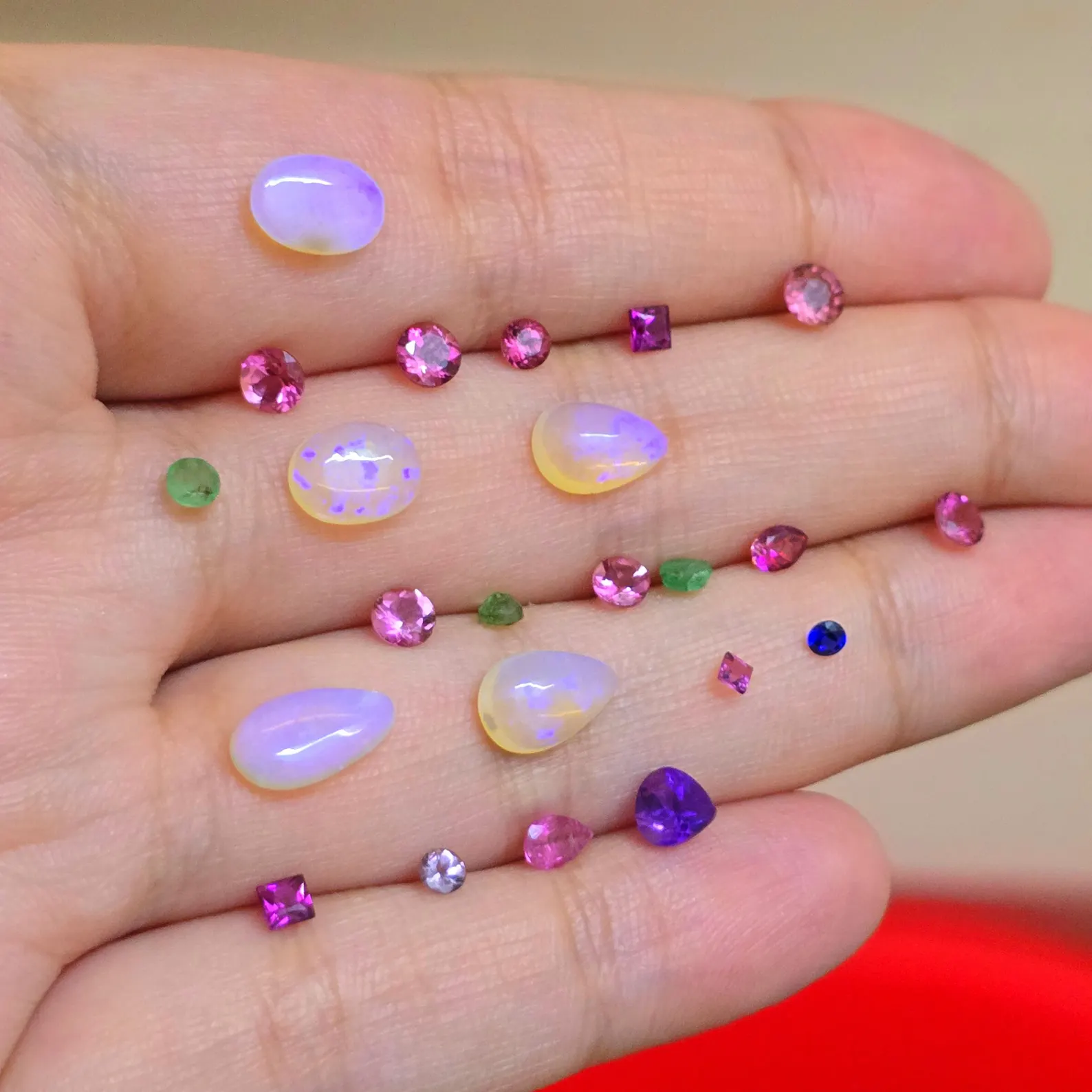 Lavender Haze - CUSTOMS Natural Australian Opal Ring thumbnail 5