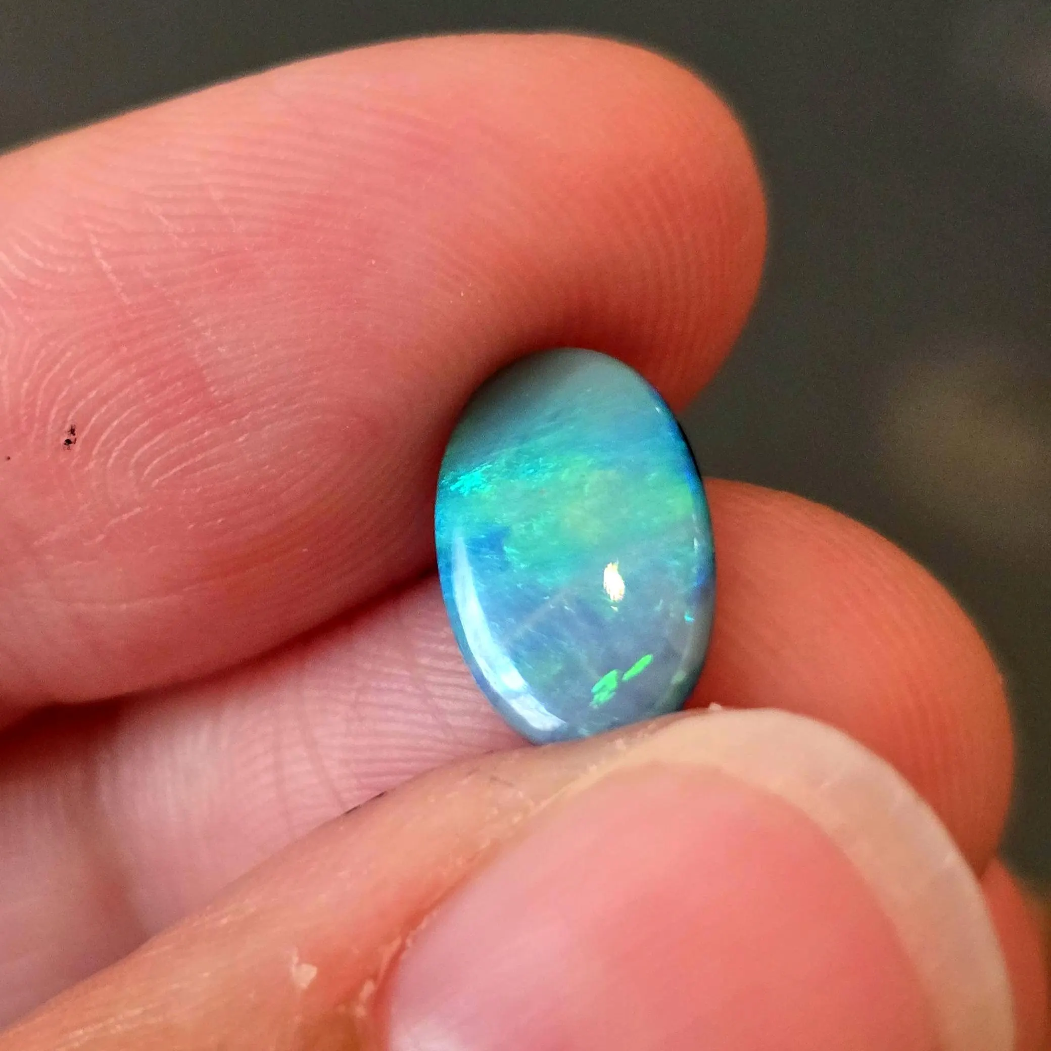 TEAL DREAM - CUSTOM Australian Opal Ring,  thumbnail 4