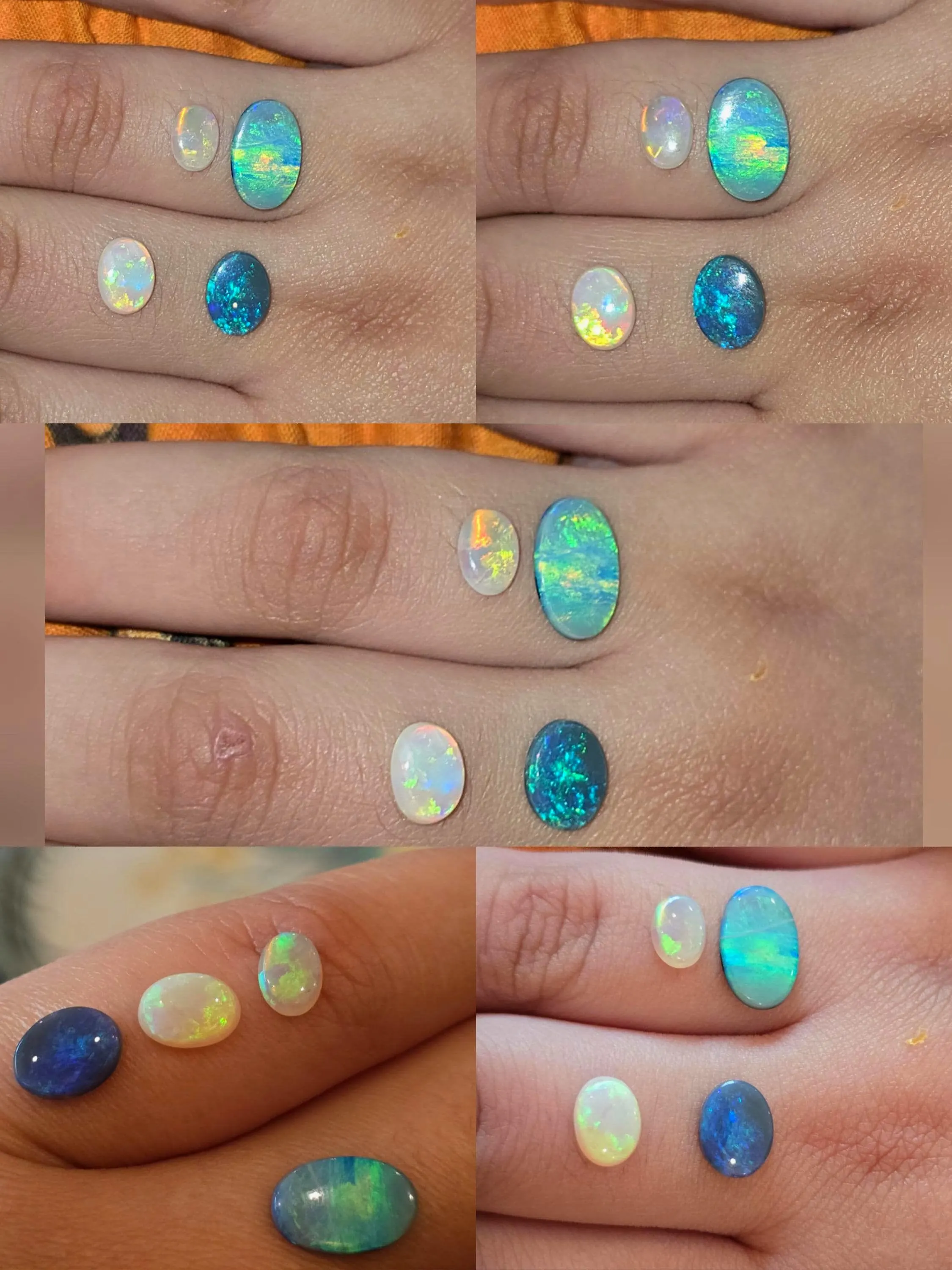 TEAL DREAM - CUSTOM Australian Opal Ring,  thumbnail 3