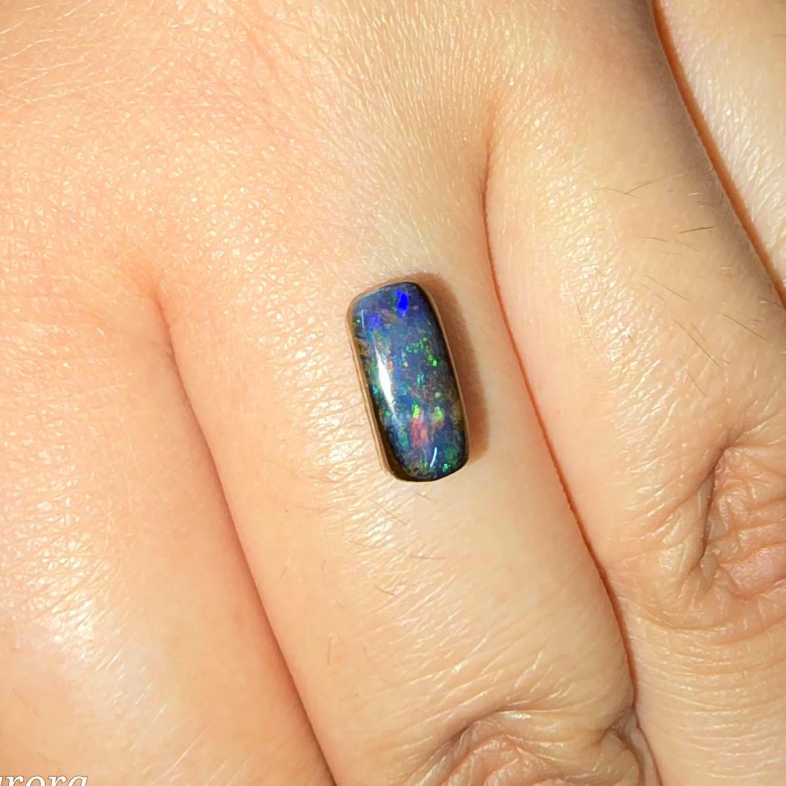Boulder Opals Custom Natural Australian Opal Ring,  thumbnail 16