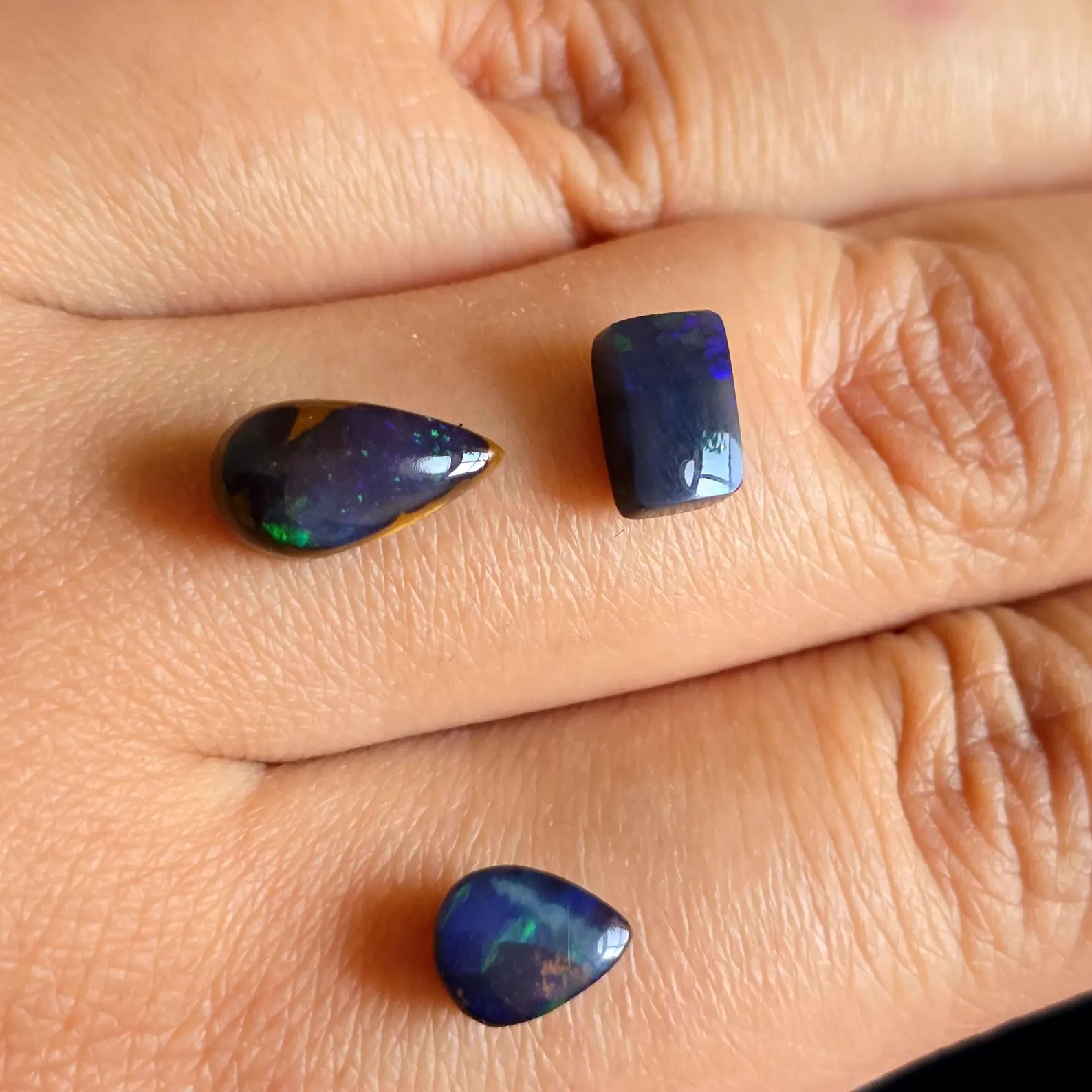 Boulder Opals Custom Natural Australian Opal Ring,  thumbnail 20