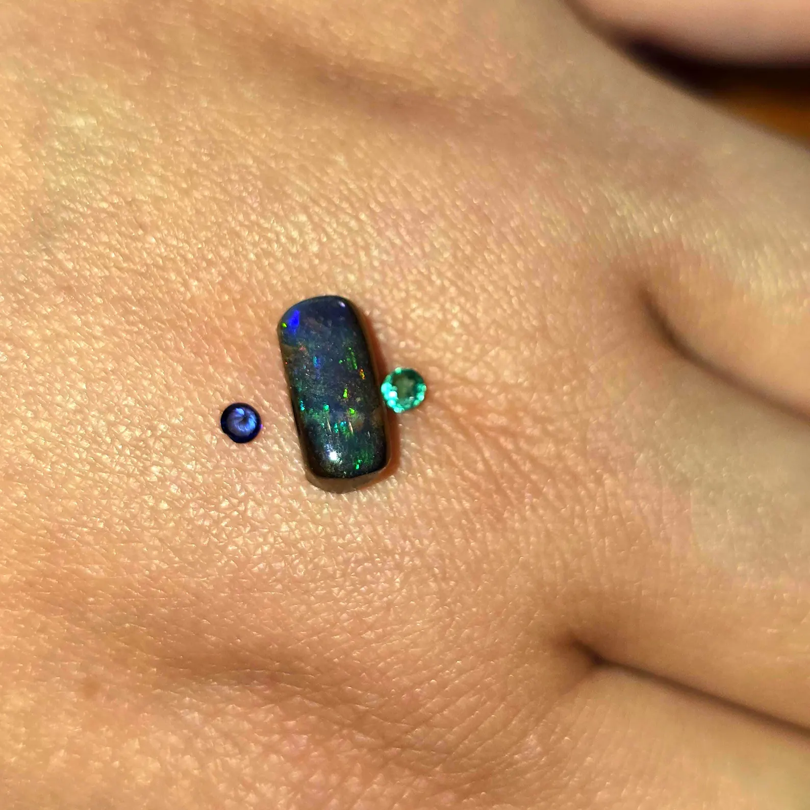 Boulder Opals Custom Natural Australian Opal Ring,  thumbnail 3