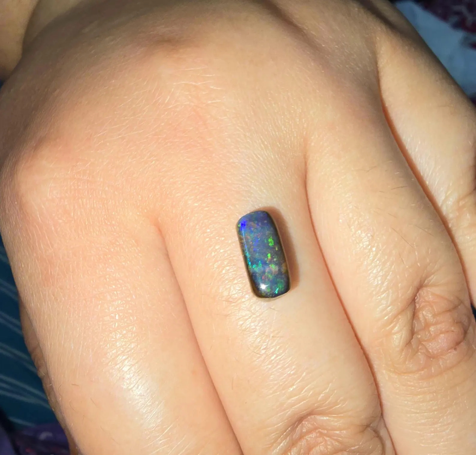 Boulder Opals Custom Natural Australian Opal Ring,  thumbnail 11