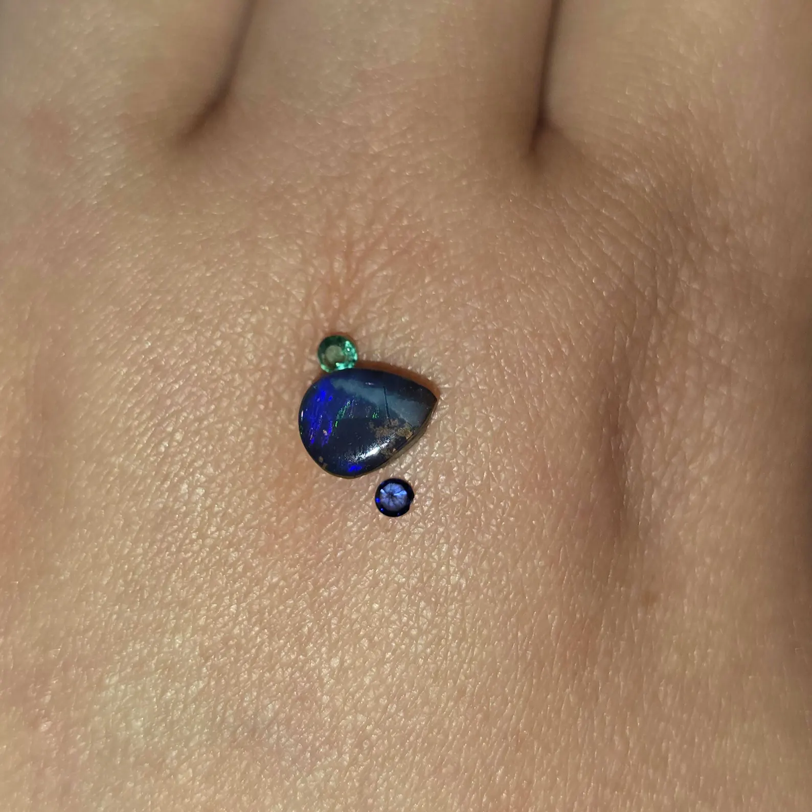 Boulder Opals Custom Natural Australian Opal Ring,  thumbnail 2