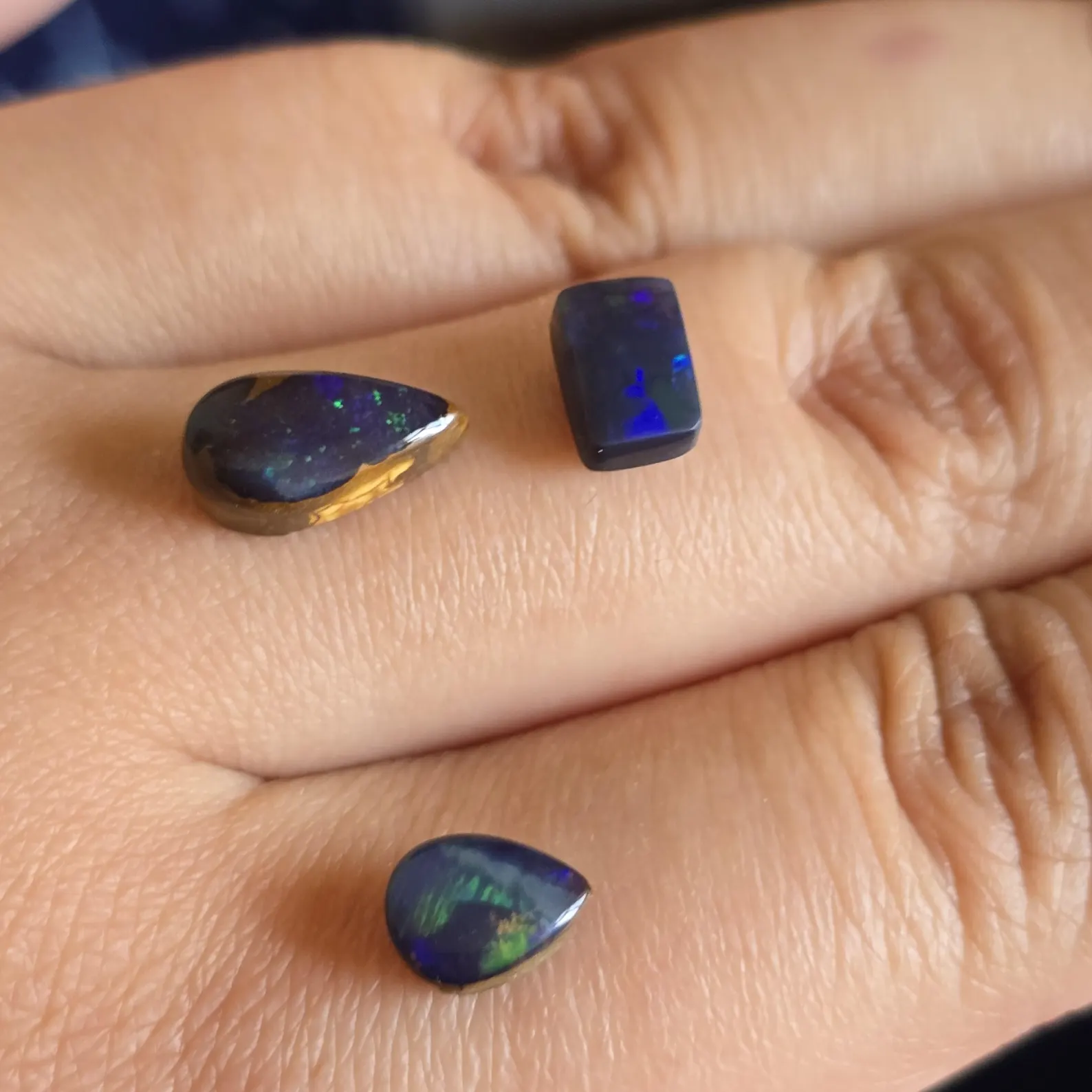 Boulder Opals Custom Natural Australian Opal Ring,  thumbnail 18