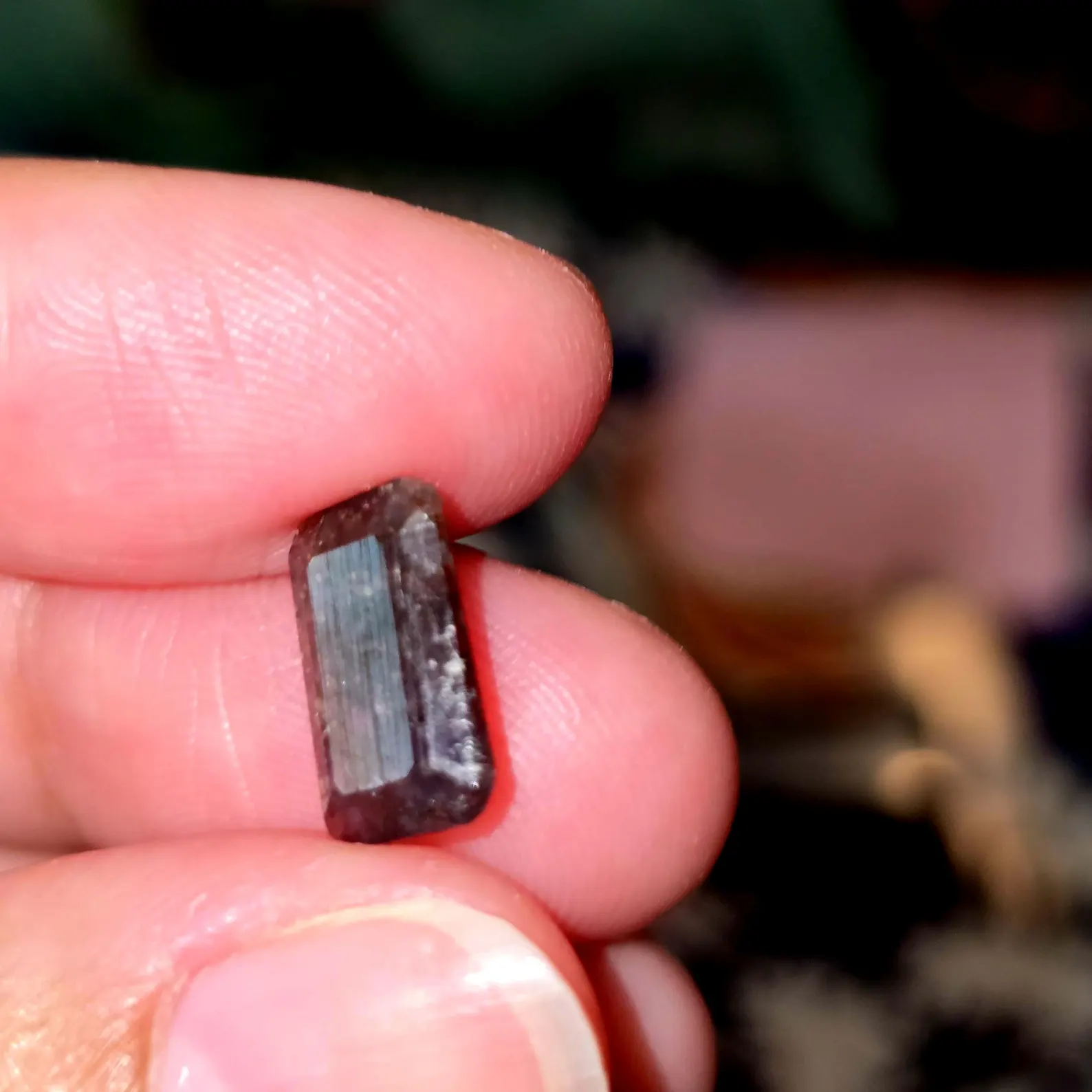 Bloodshot Iolite Ring CUSTOM Iolite Hematite Ring 5 thumbnail 3