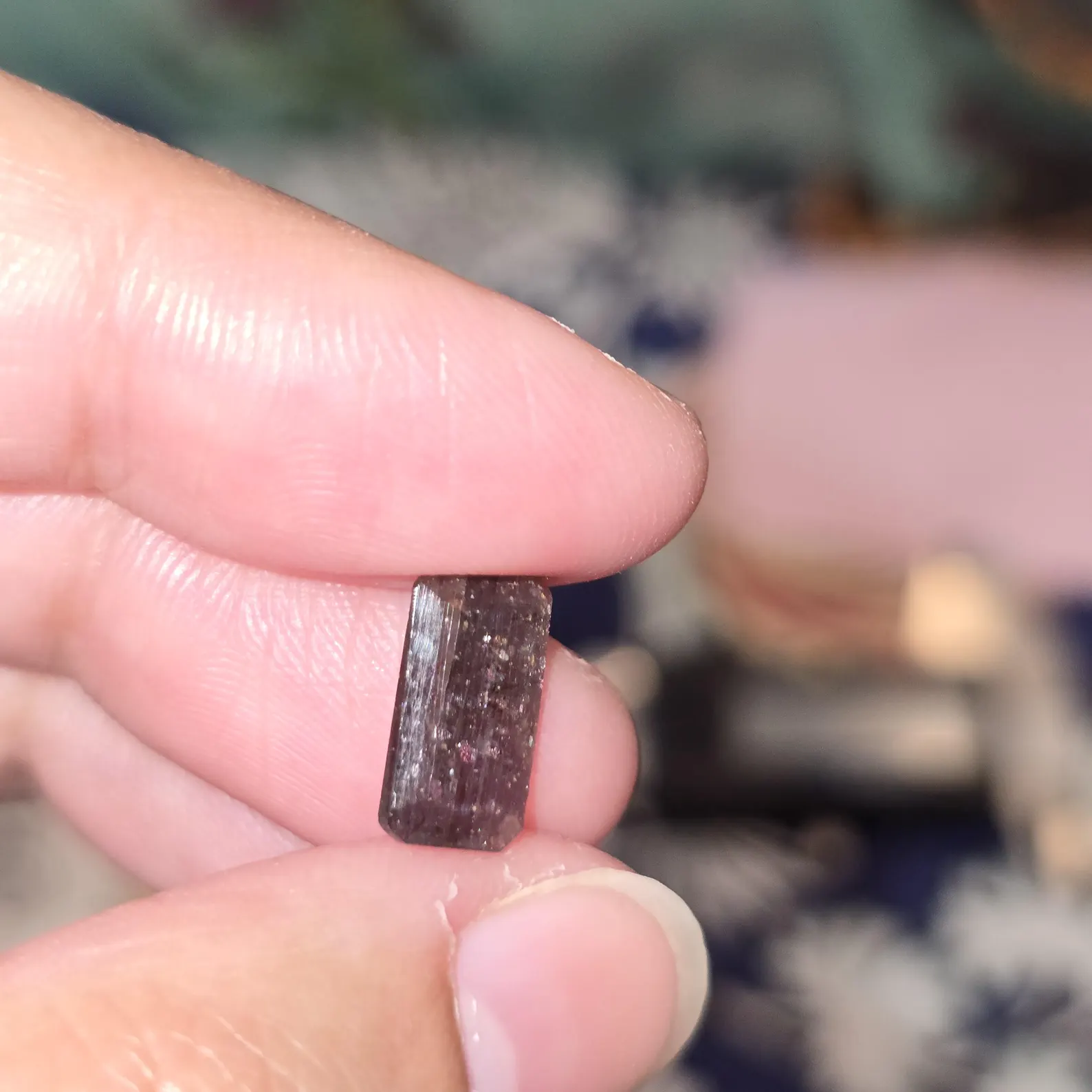 Bloodshot Iolite Ring CUSTOM Iolite Hematite Ring 5 thumbnail 6