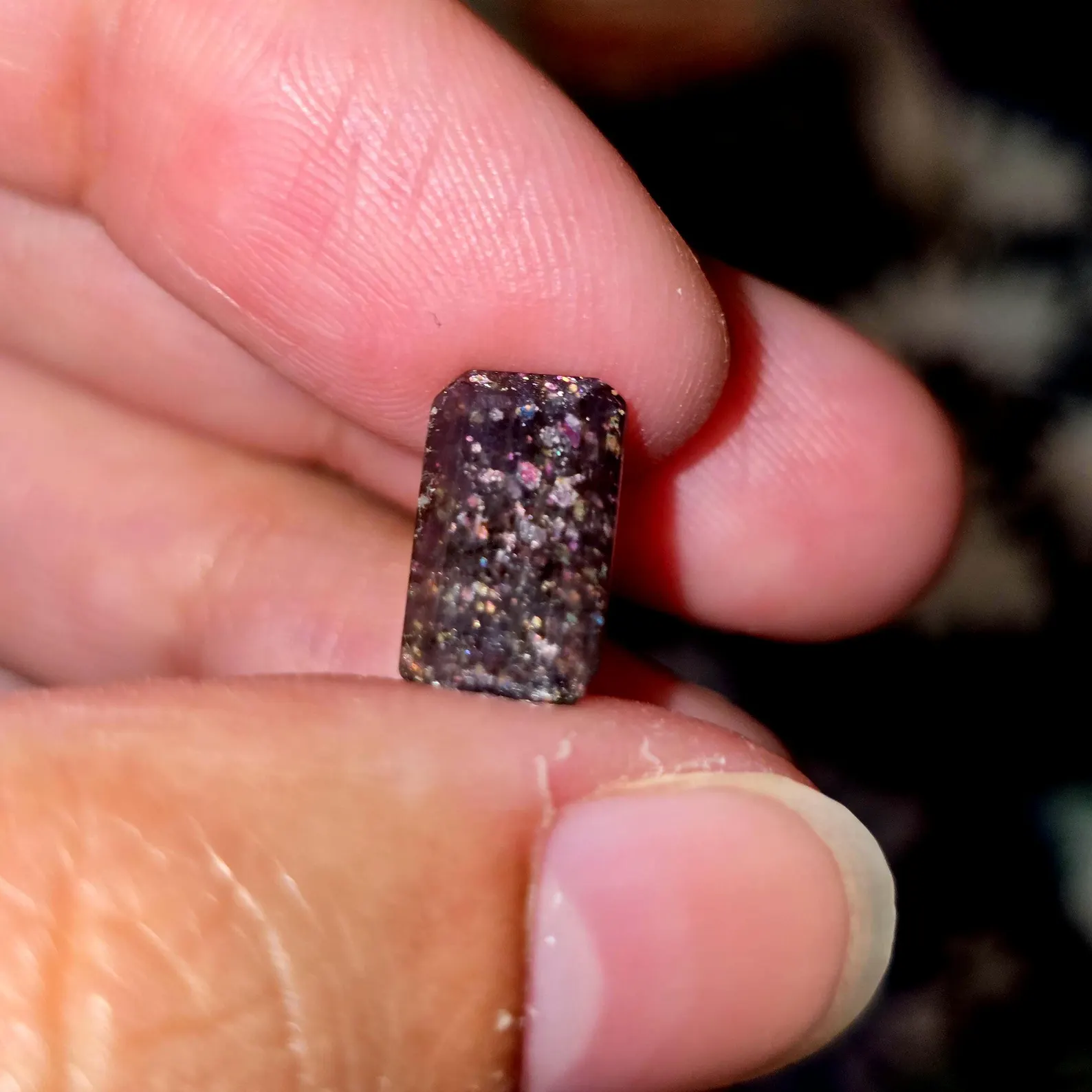 Bloodshot Iolite Ring CUSTOM Iolite Hematite Ring 5 thumbnail 9