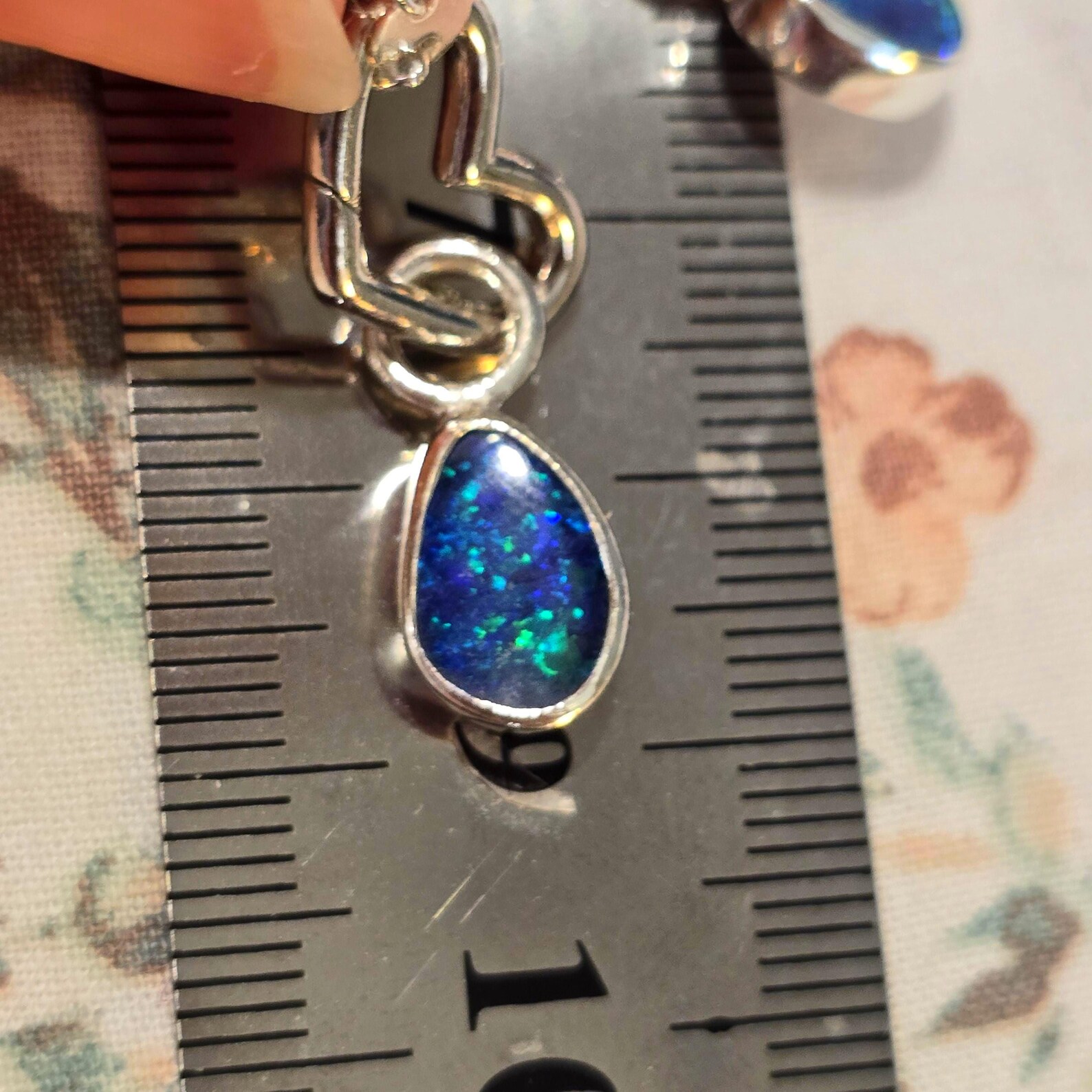 Natural Australian Opal Pendant 925 sterling silve71 - Copy thumbnail 11