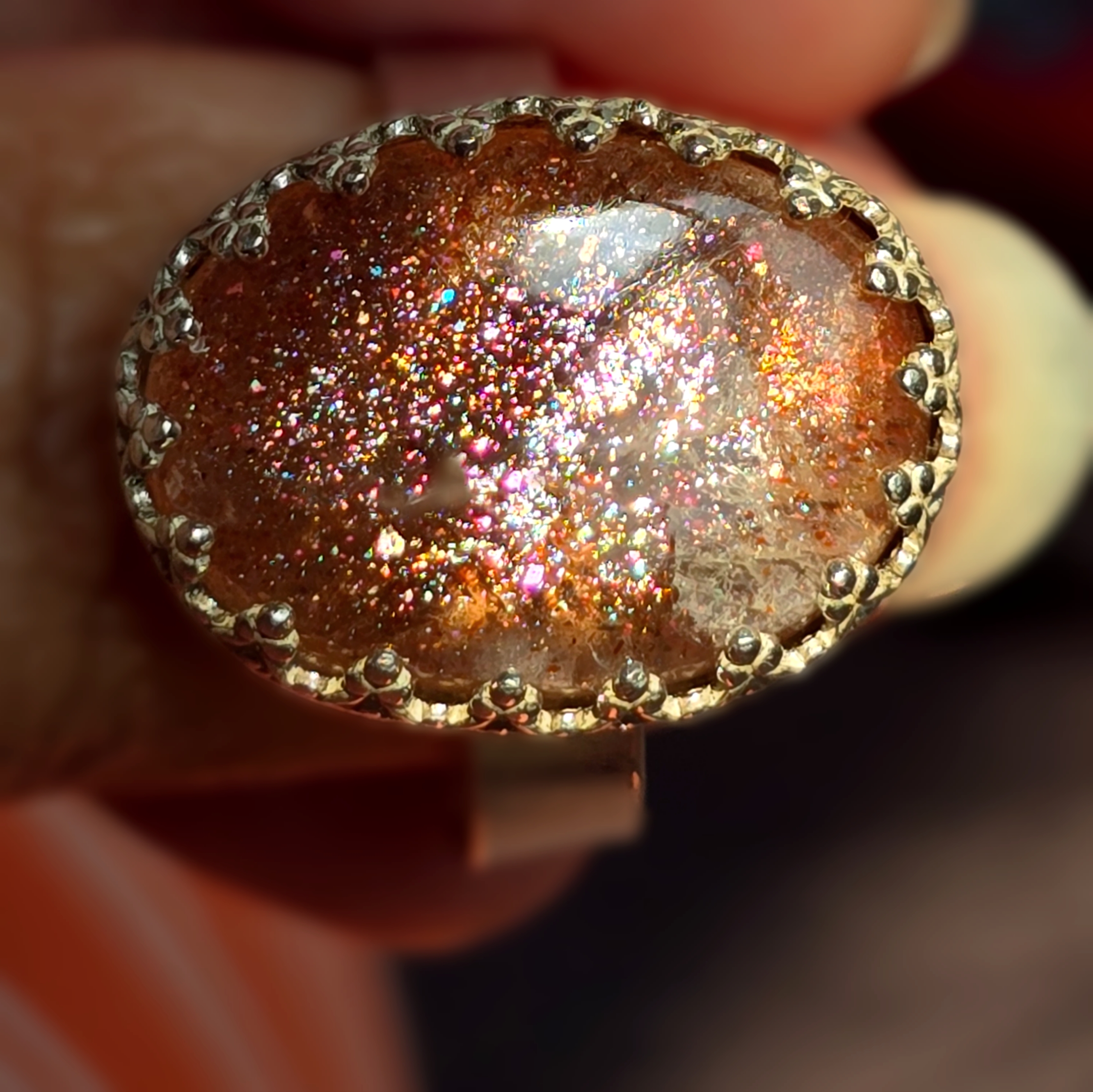 Natural Purple haze ring 925 Sterling Silver,  5