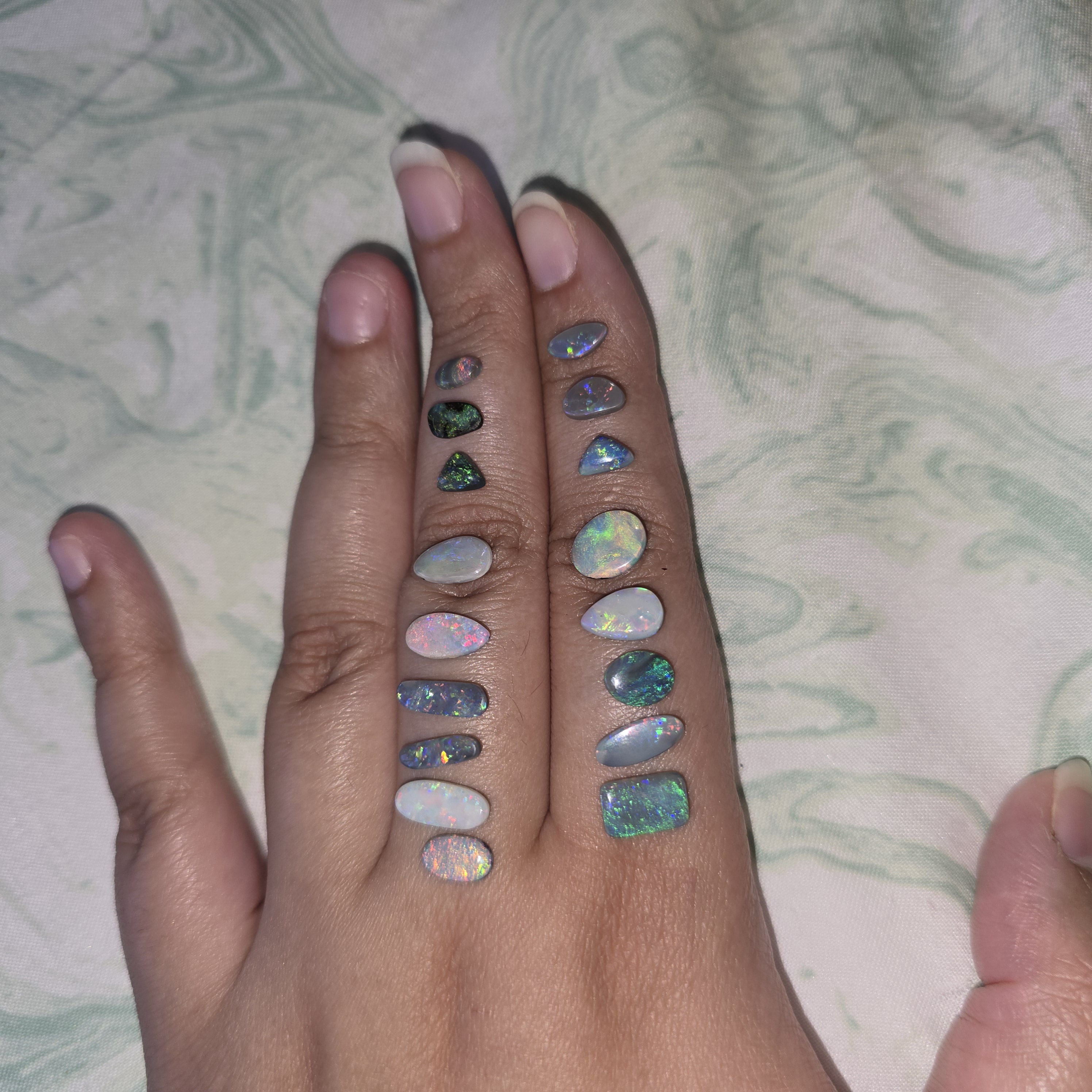 CUSTOM Natural Australian Opal Ring, solids thumbnail 22