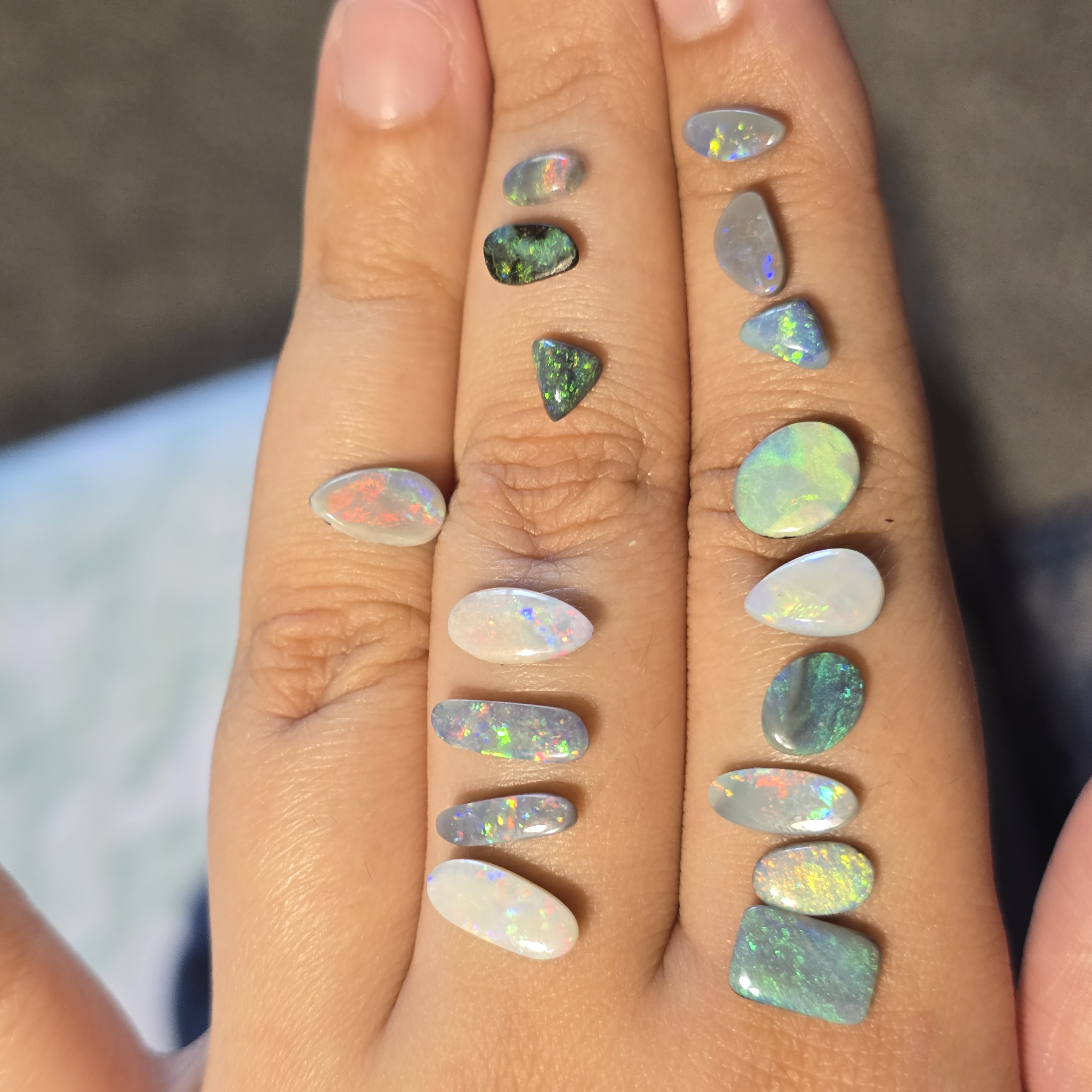 CUSTOM Natural Australian Opal Ring, solids thumbnail 3