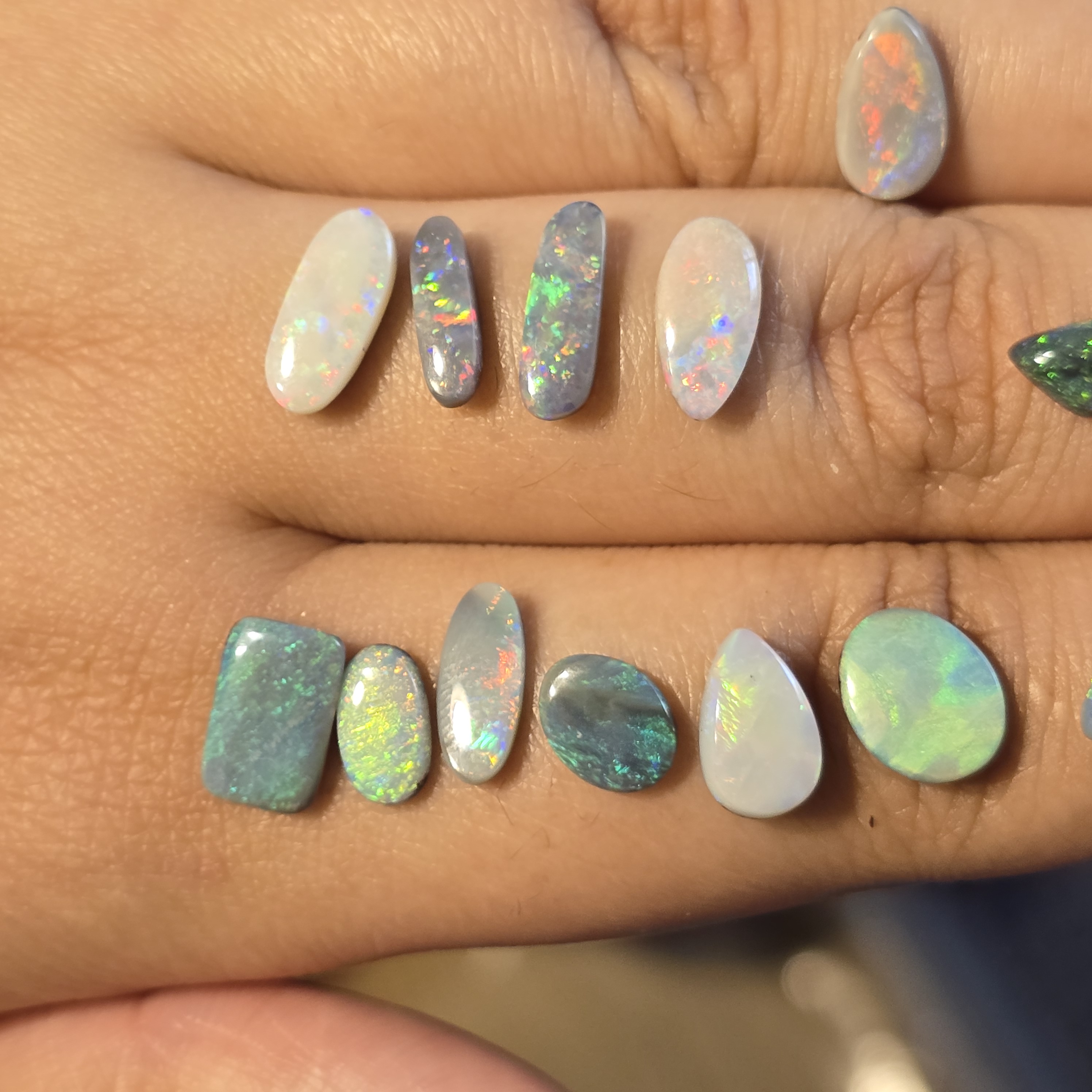 CUSTOM Natural Australian Opal Ring, solids thumbnail 5