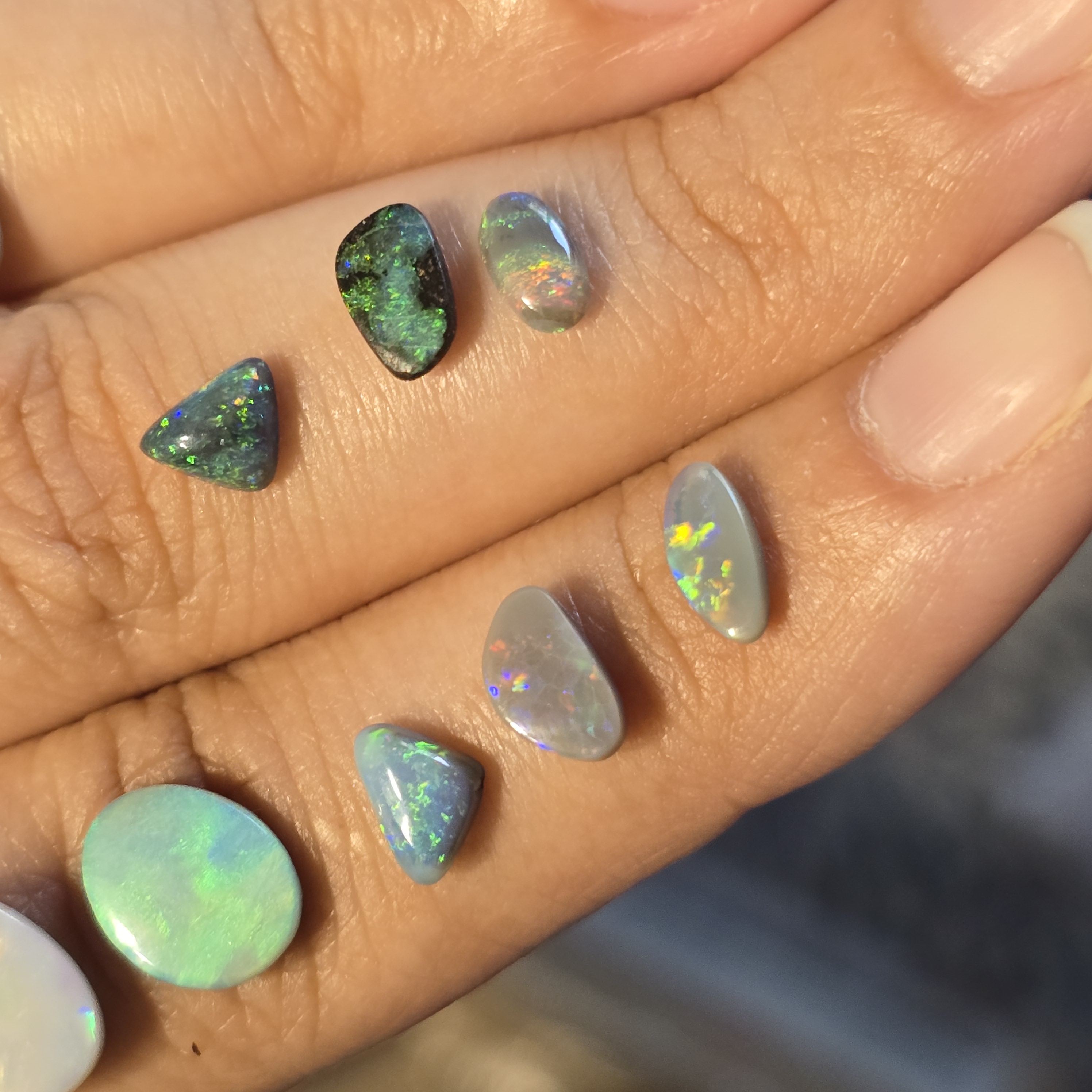 CUSTOM Natural Australian Opal Ring, solids thumbnail 13