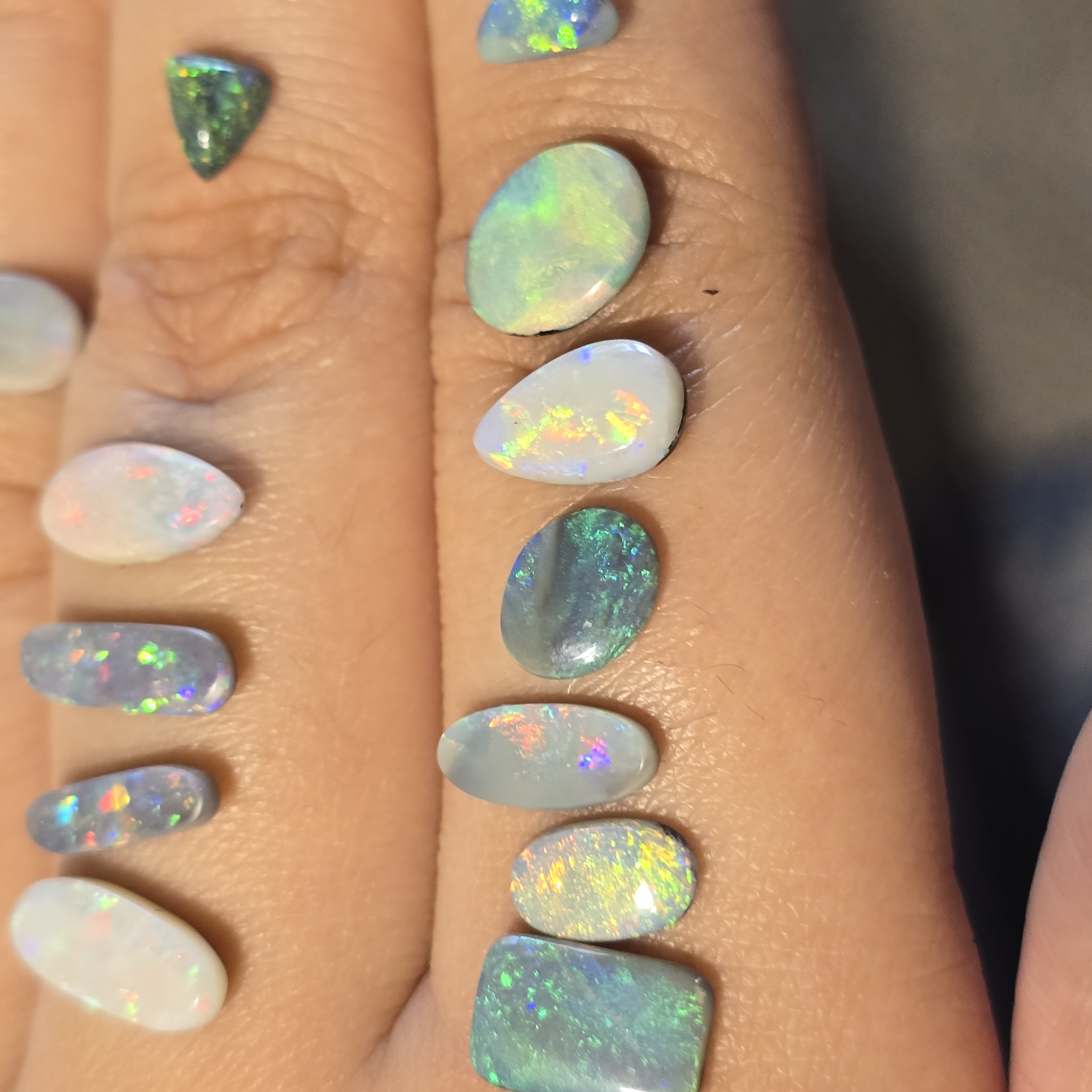 CUSTOM Natural Australian Opal Ring, solids thumbnail 2