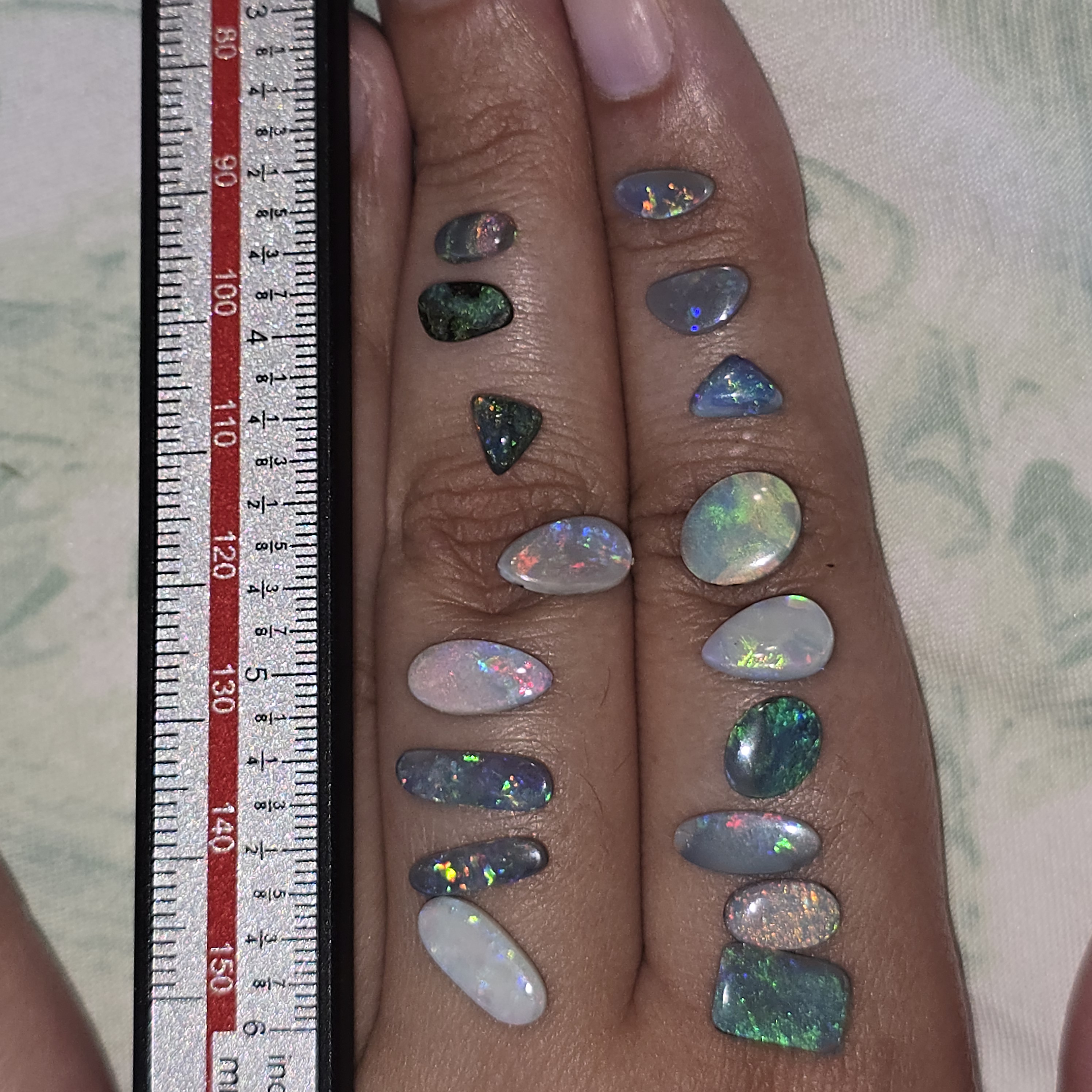 CUSTOM Natural Australian Opal Ring, solids thumbnail 15