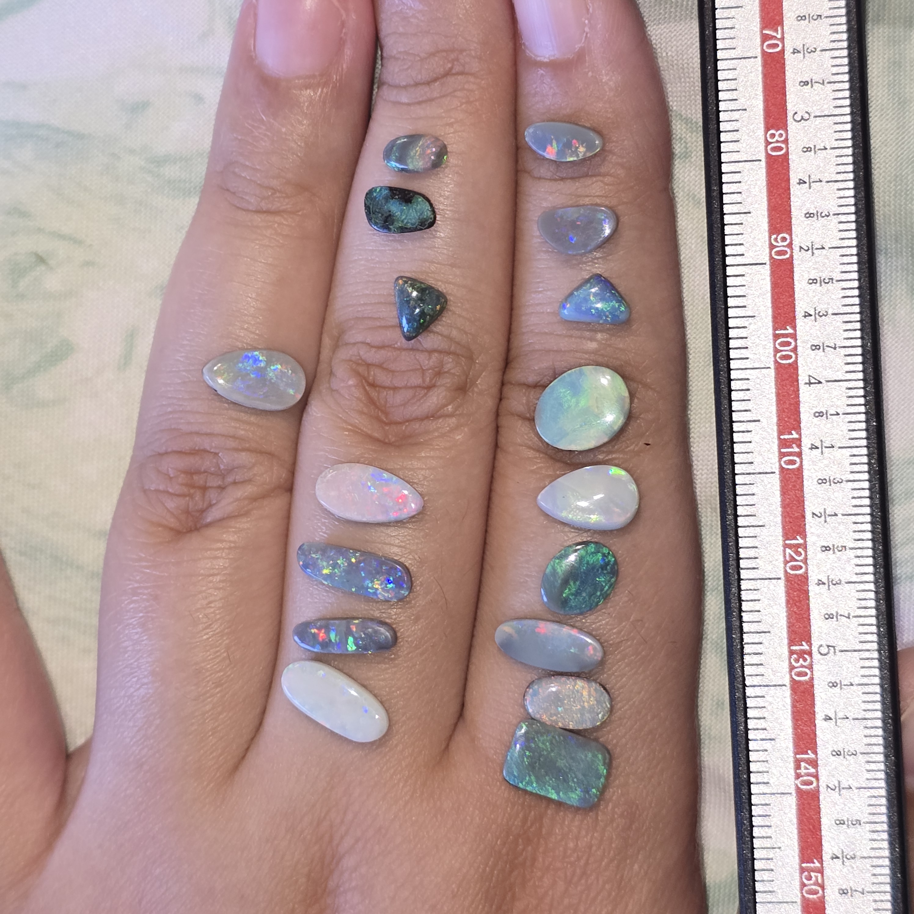 CUSTOM Natural Australian Opal Ring, solids thumbnail 16