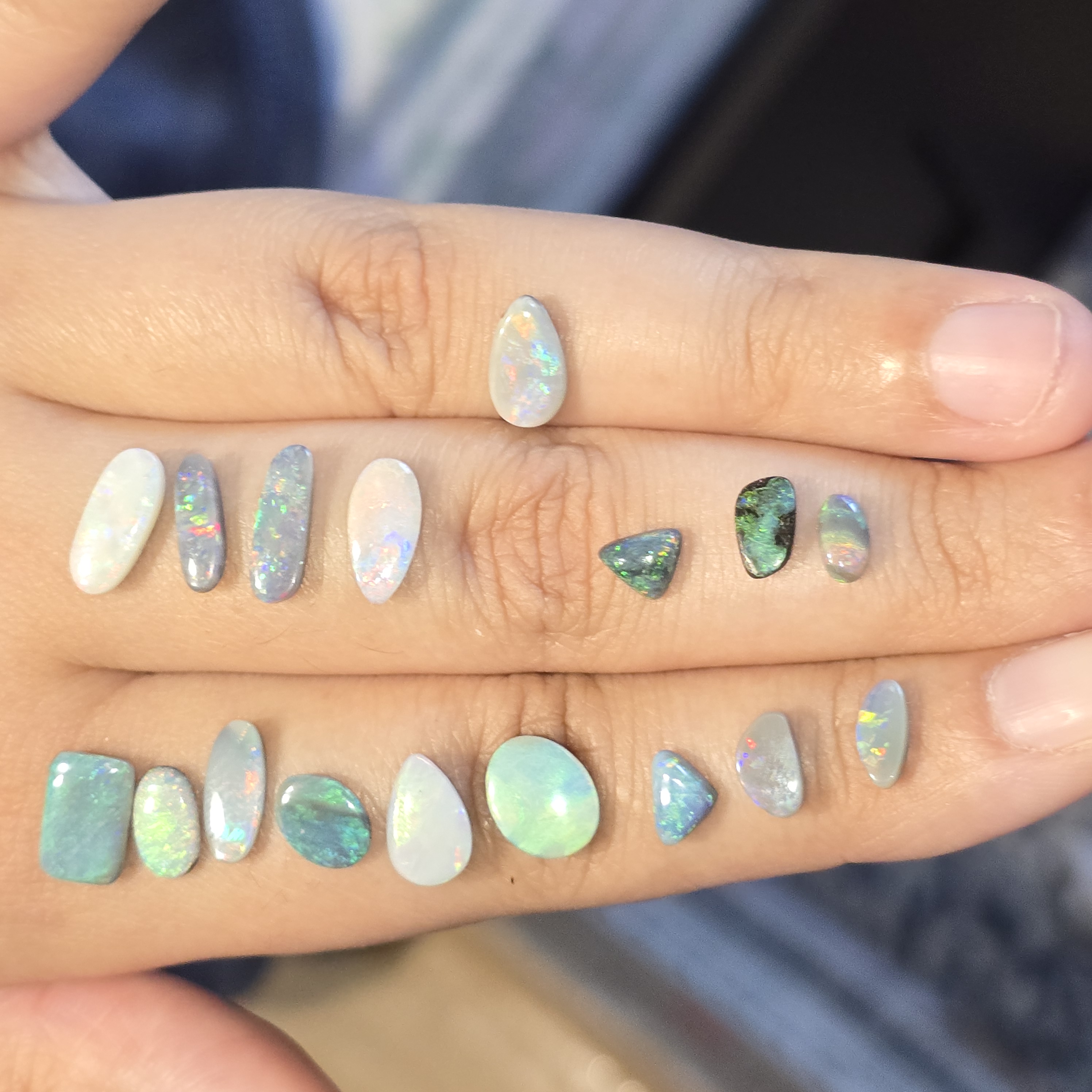 CUSTOM Natural Australian Opal Ring, solids thumbnail 19