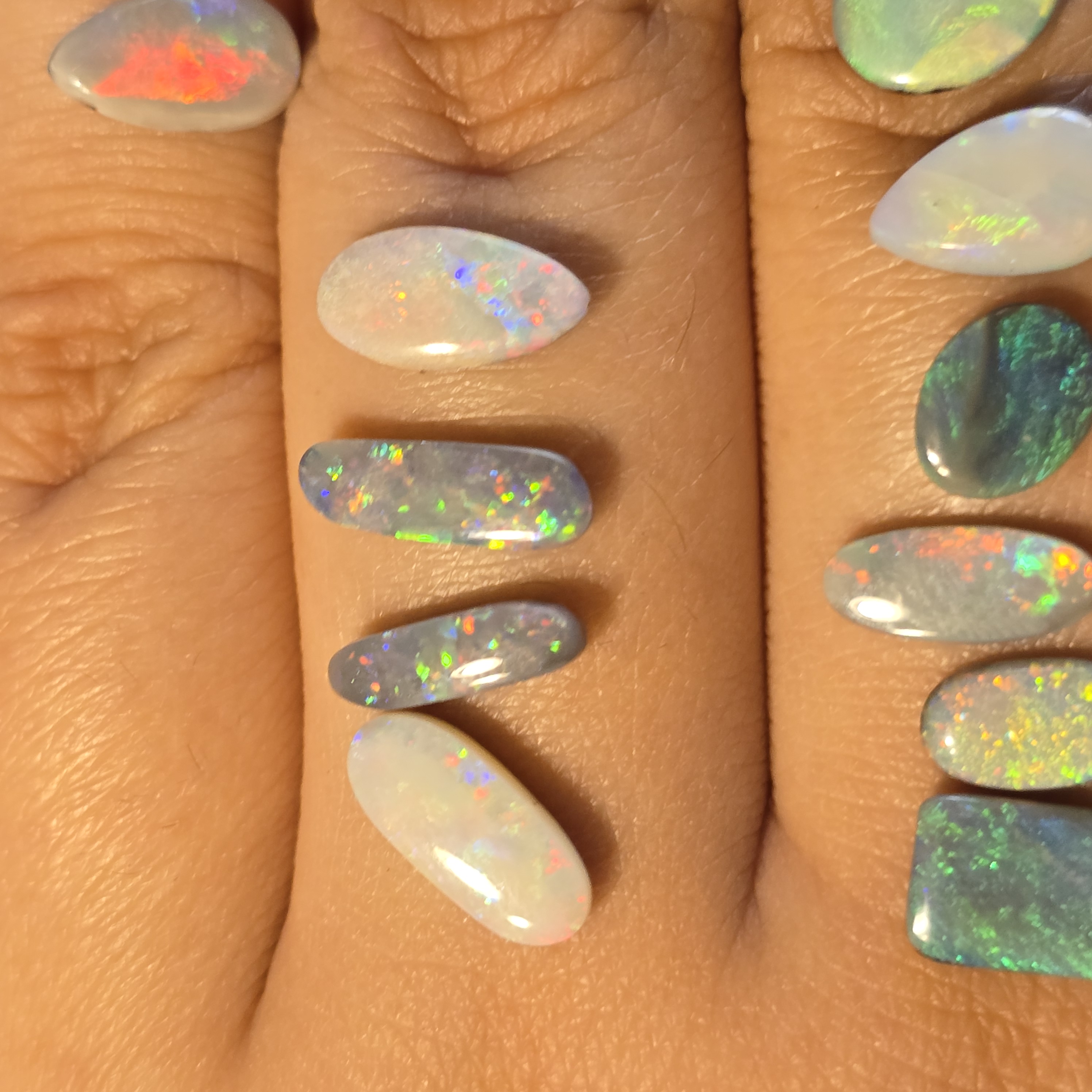 CUSTOM Natural Australian Opal Ring, solids thumbnail 10