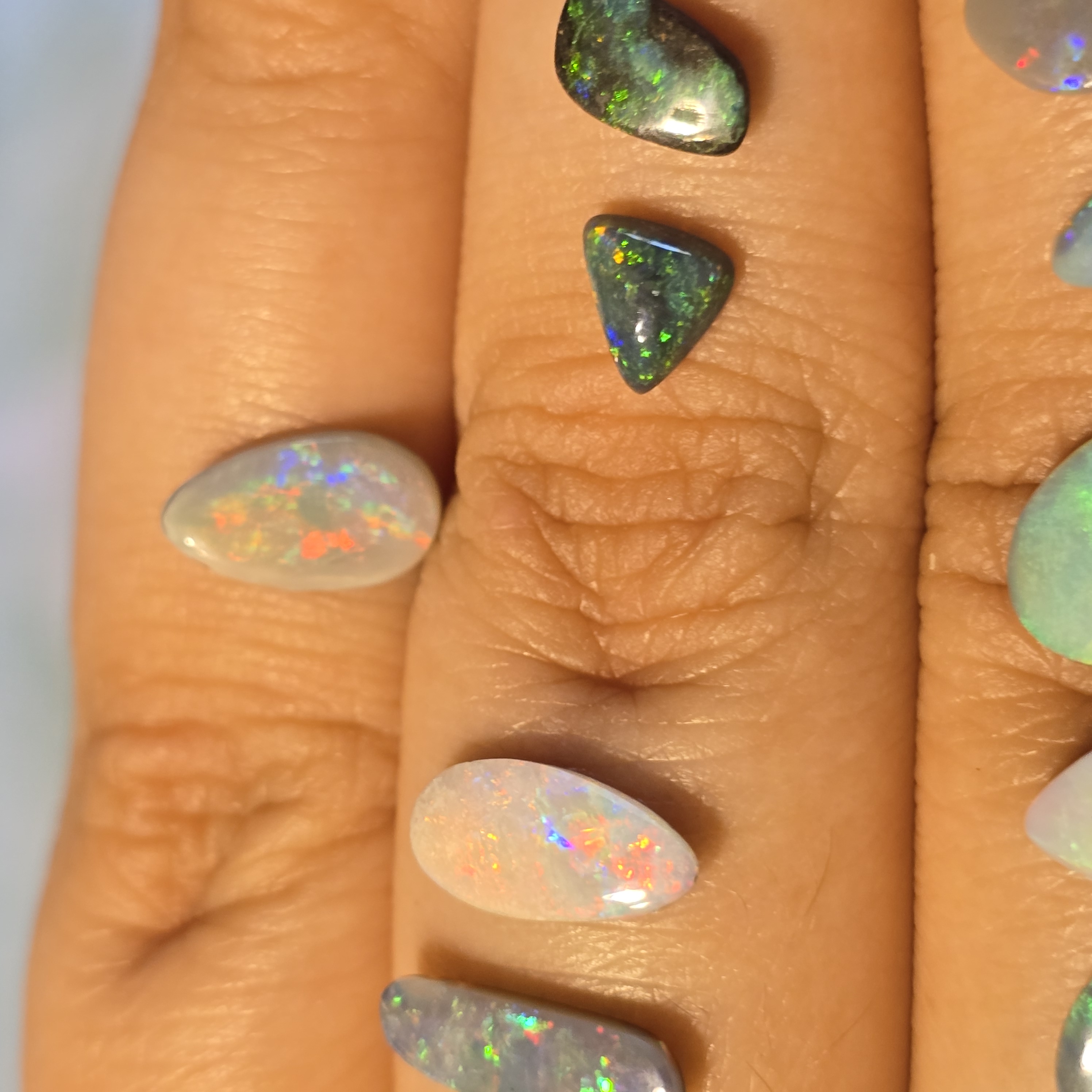 CUSTOM Natural Australian Opal Ring, solids thumbnail 20