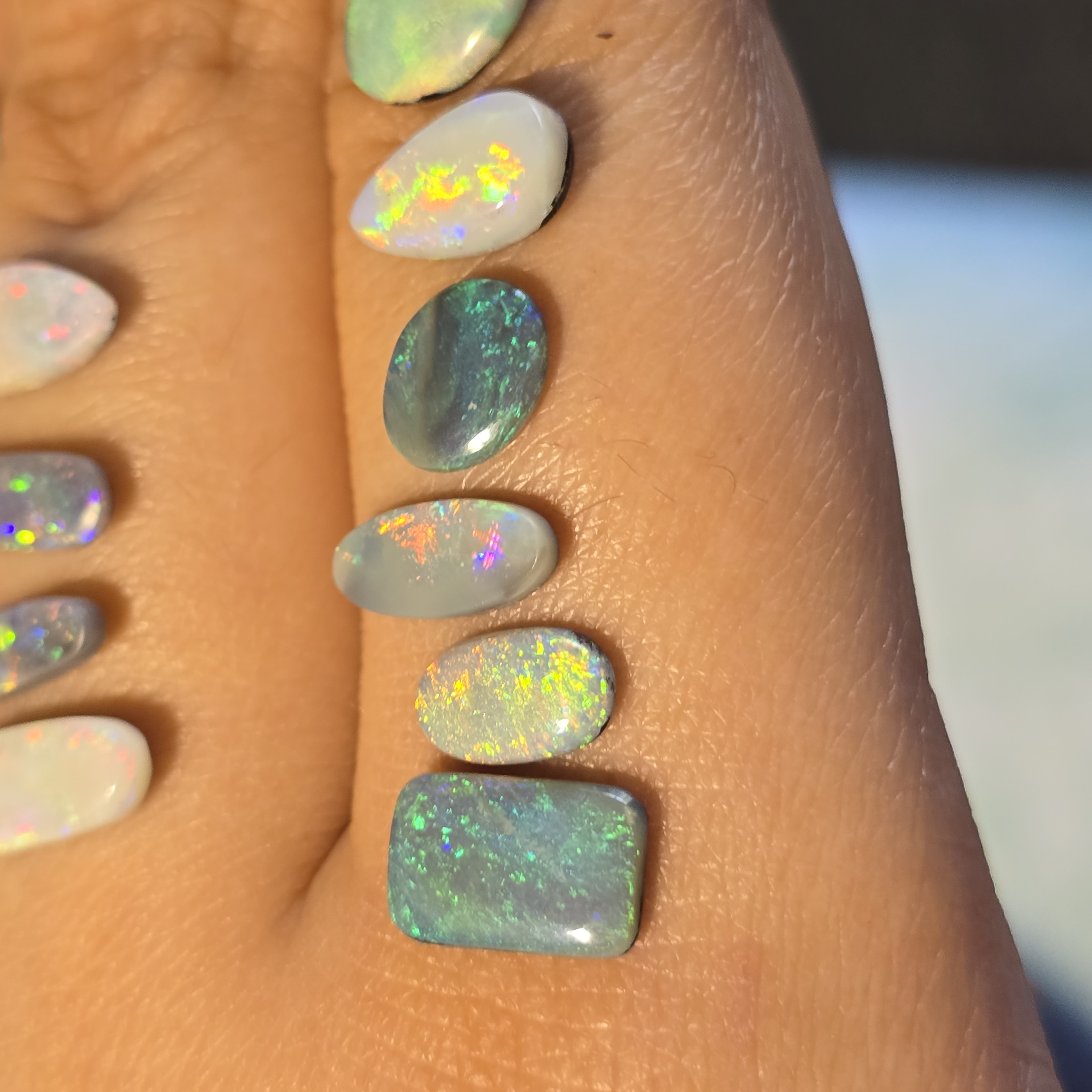 CUSTOM Natural Australian Opal Ring, solids thumbnail 11