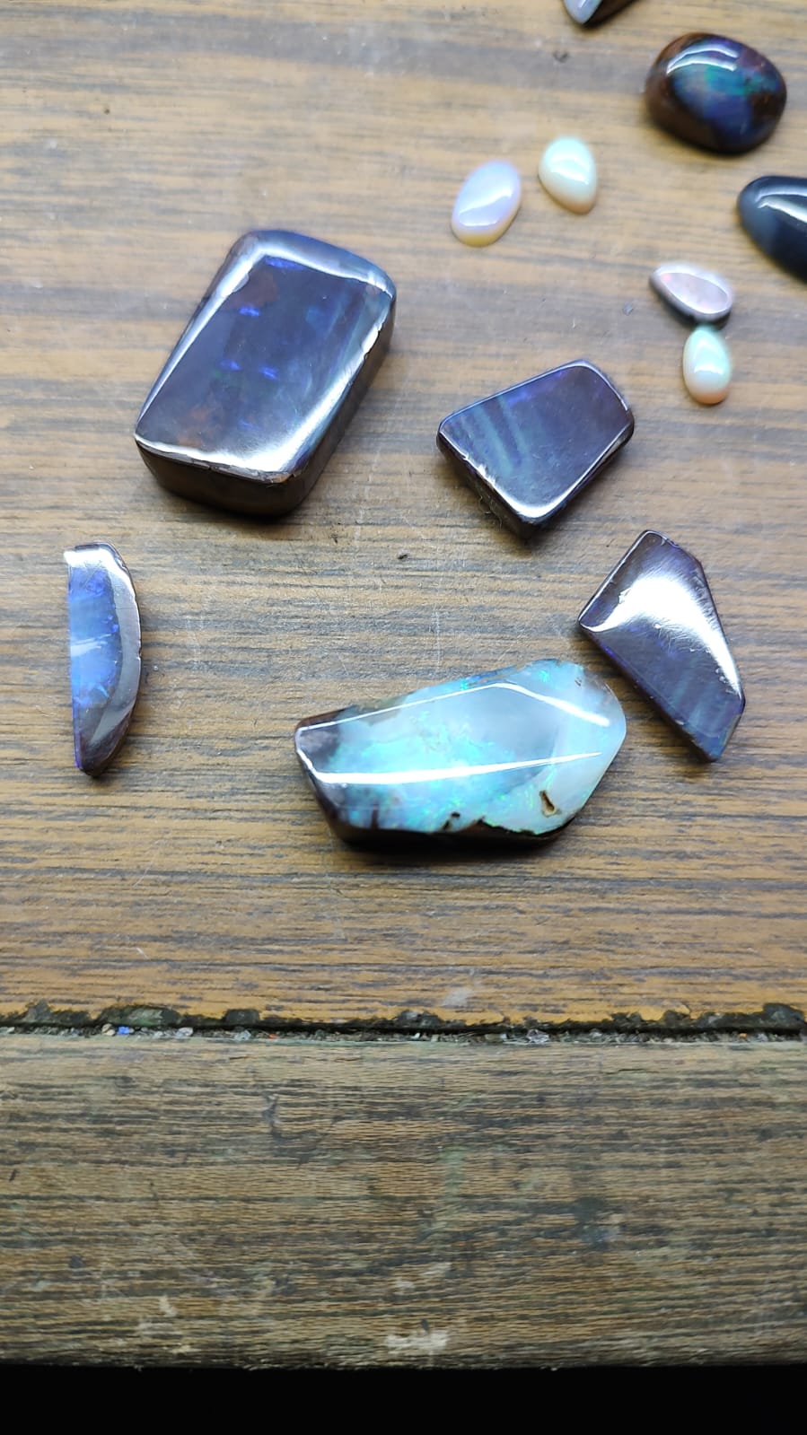CUSTOM Men signet ring boulder opal thumbnail 6
