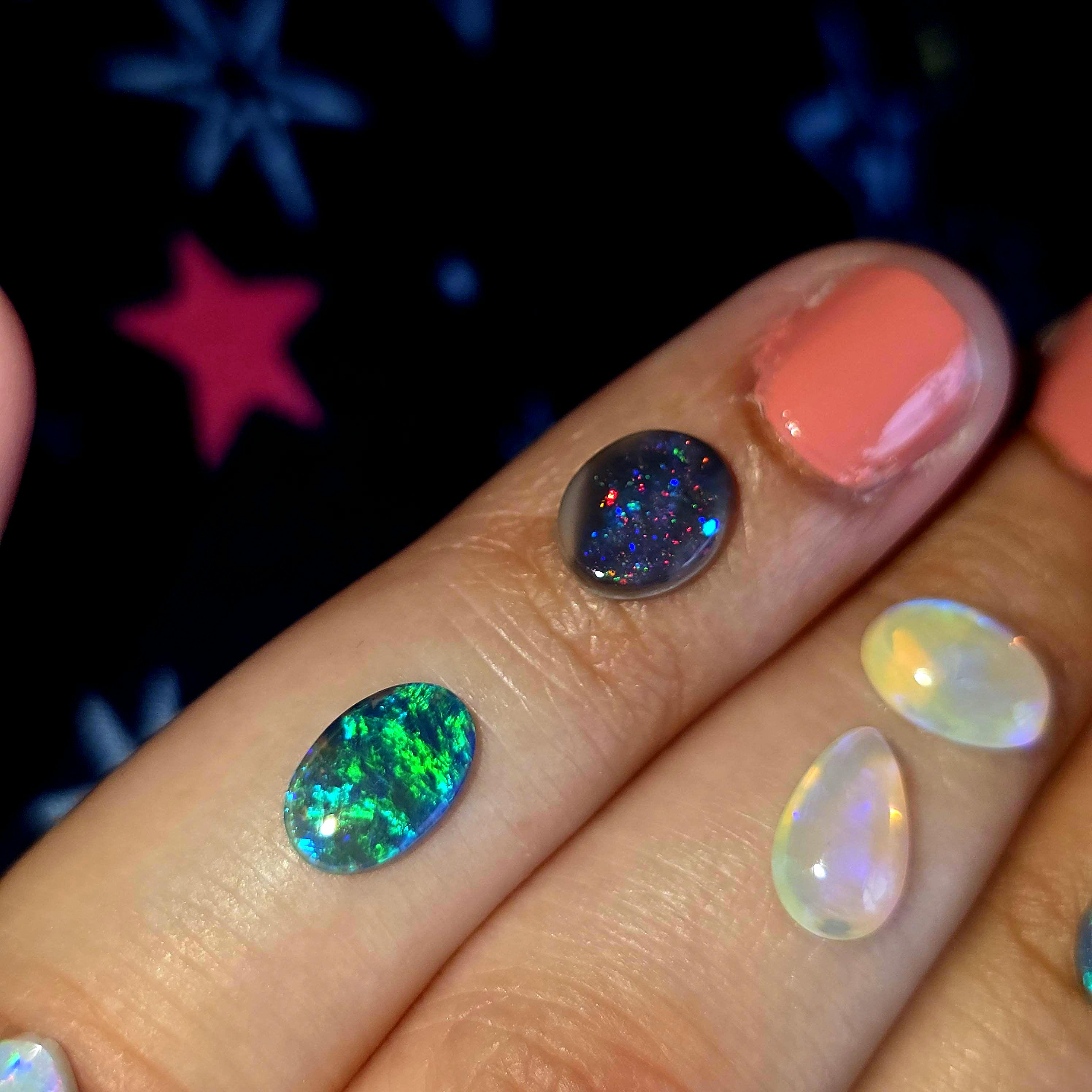CUSTOM Natural Australian Opal Ring, thumbnail 2
